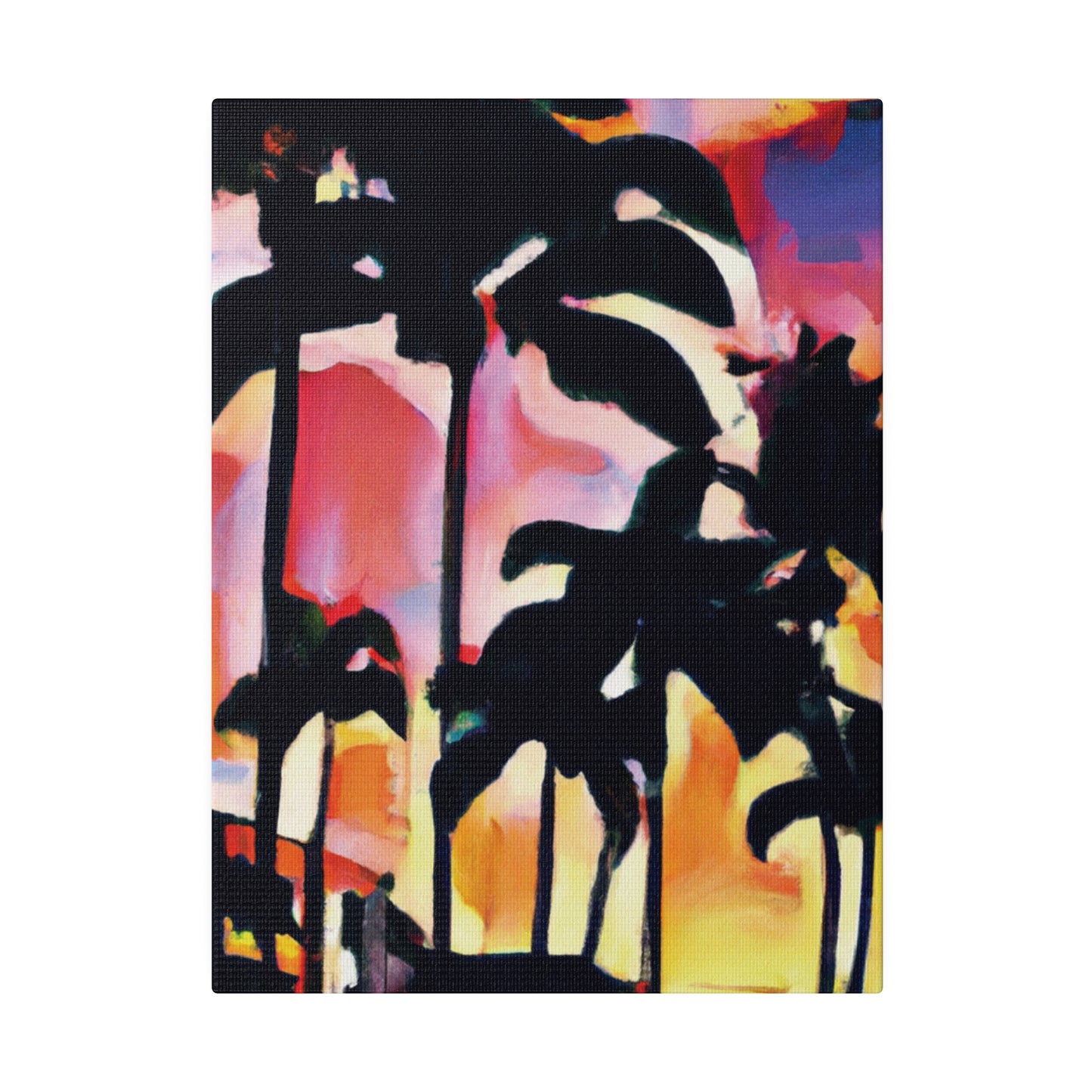 4986G - Miami Beach Sunset Painting Print | Miami | Beach | Sunset | Poster | Home Decor | Wall Art | Canvas