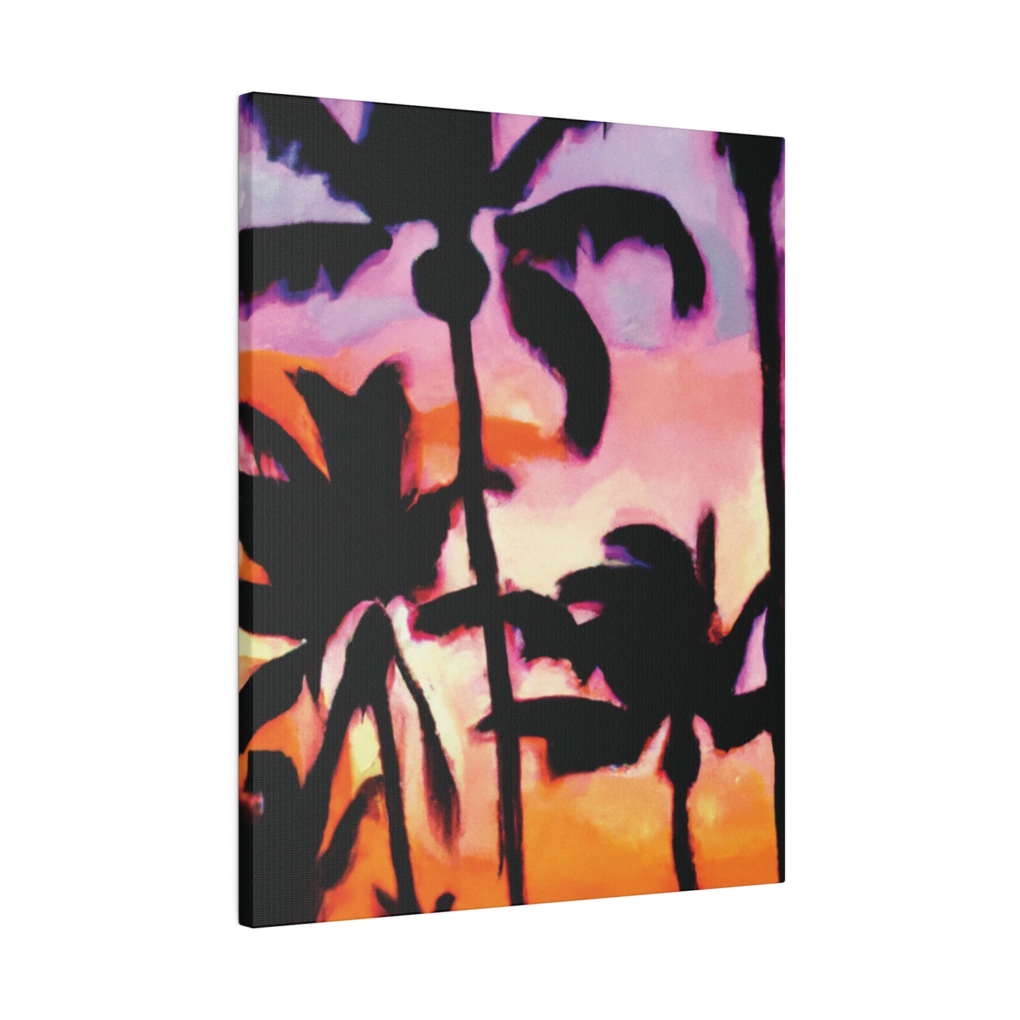 2090A - Miami Beach Sunset Painting Print | Miami | Beach | Sunset | Poster | Home Decor | Wall Art | Canvas