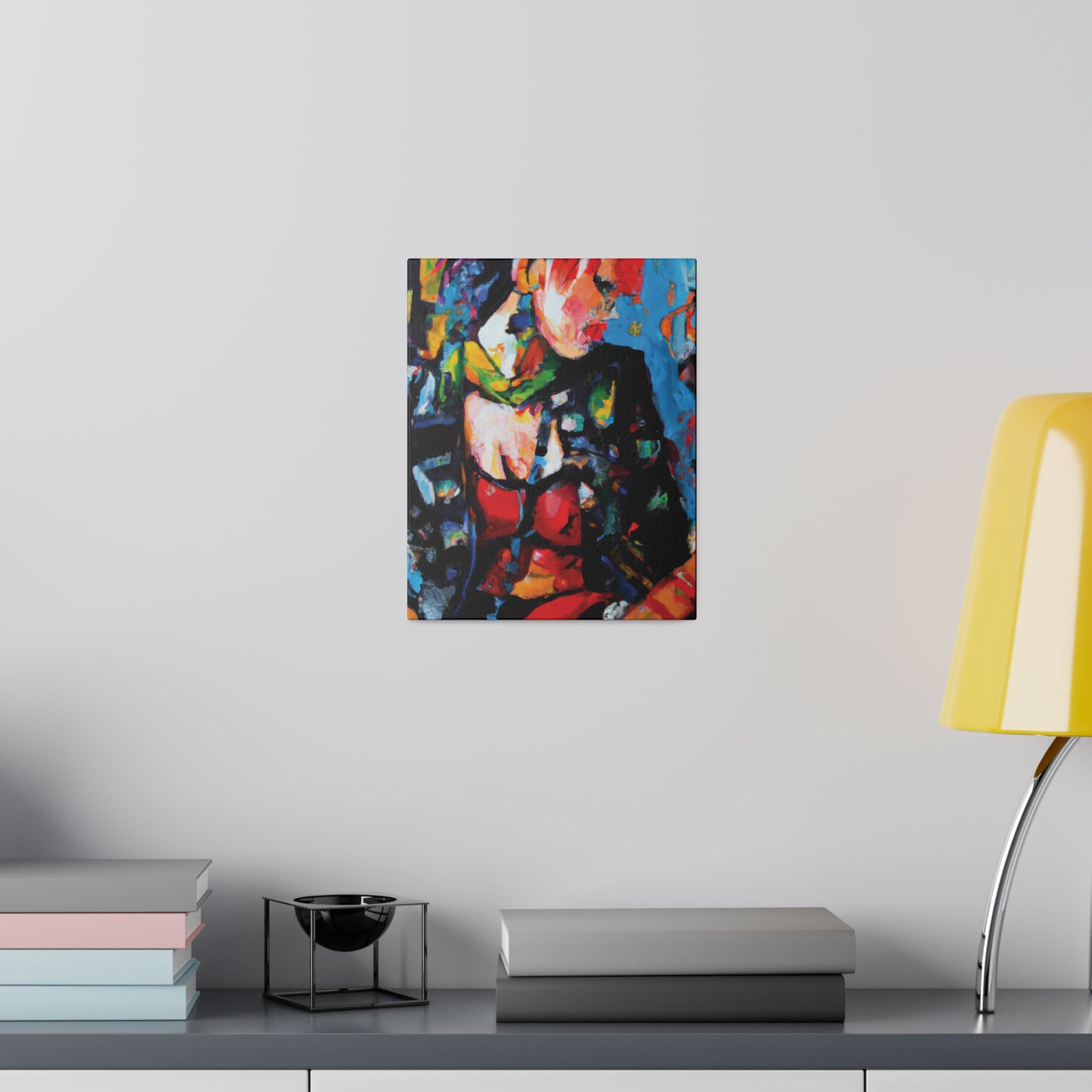 9602B - Rockstar Oil Painting Style Print | Poster | Home Decor | Wall Art | Music Art | Canvas