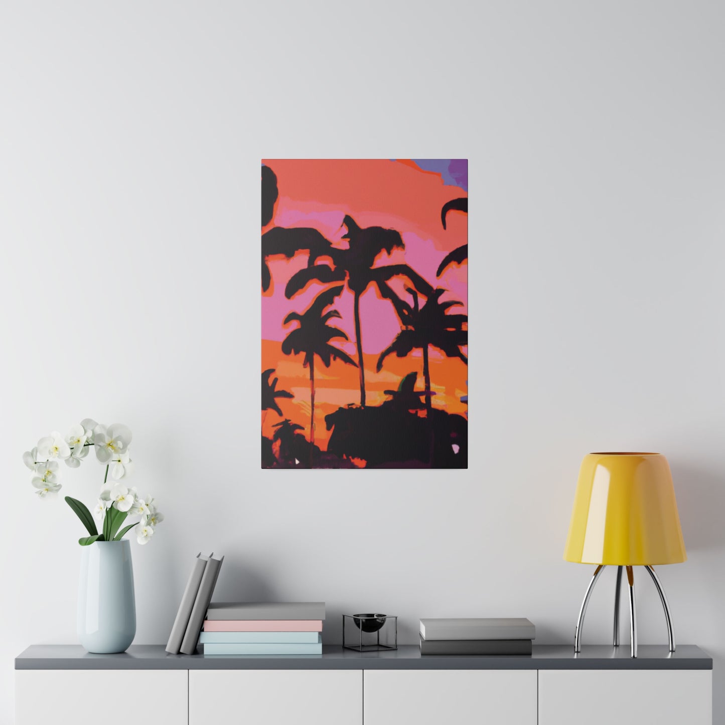 6226X - Miami Beach Sunset Painting Print | Miami | Beach | Sunset | Poster | Home Decor | Wall Art | Canvas