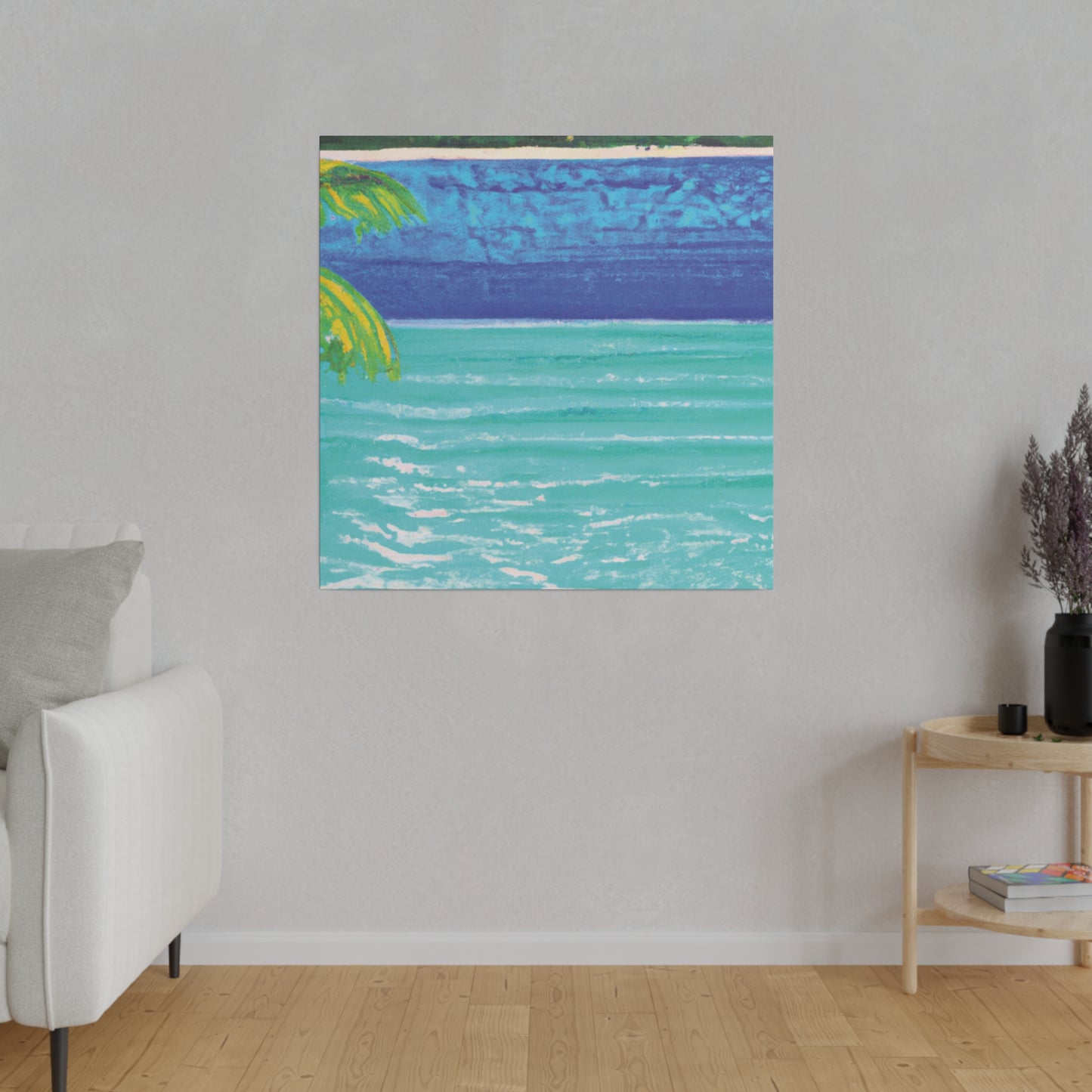 4234Z - Bahamas Ocean Painting Print | Bahamas | Ocean | Beach | Poster | Home Decor | Wall Art | Canvas