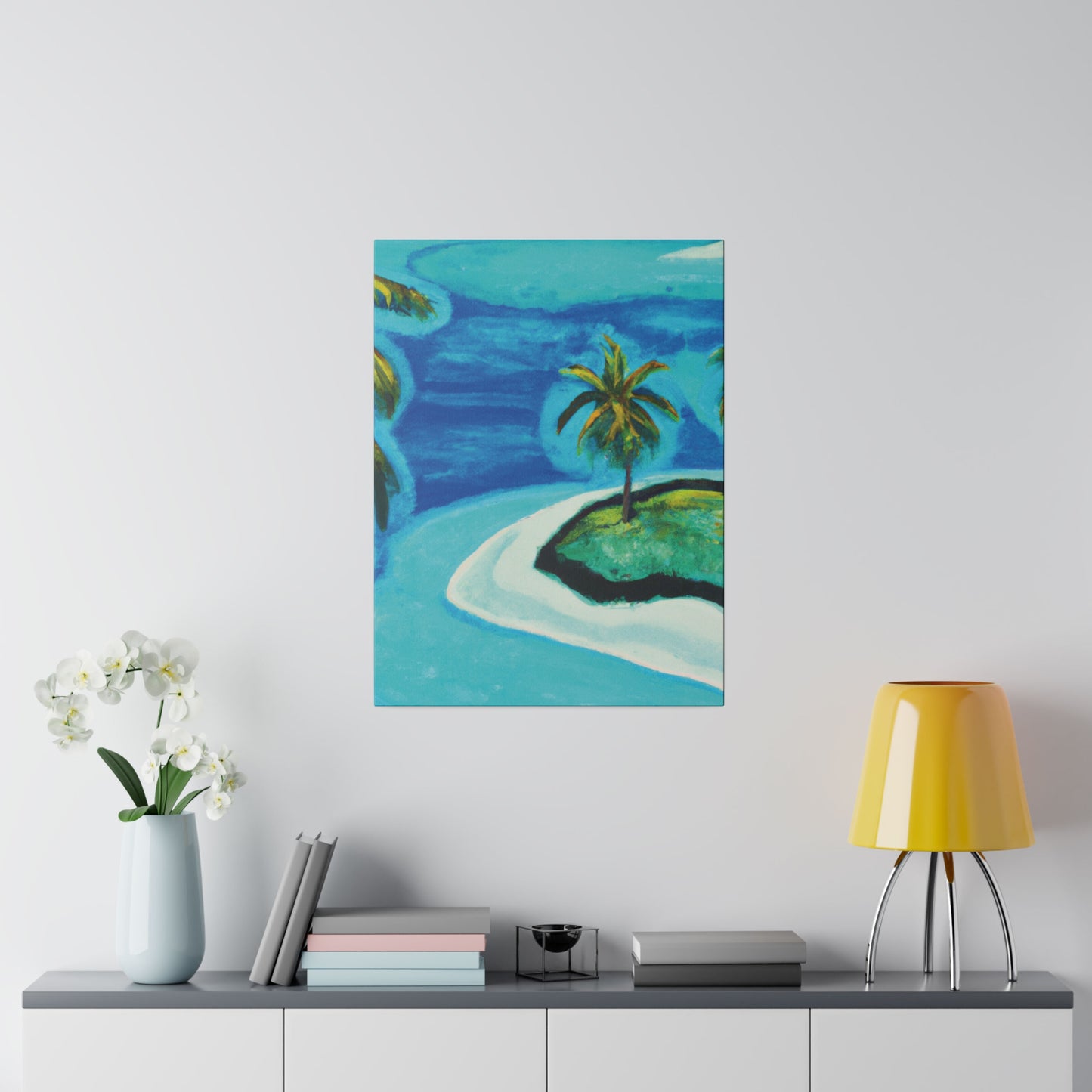 4265U - Bahamas Ocean Painting Print | Bahamas | Ocean | Beach | Poster | Home Decor | Wall Art | Canvas