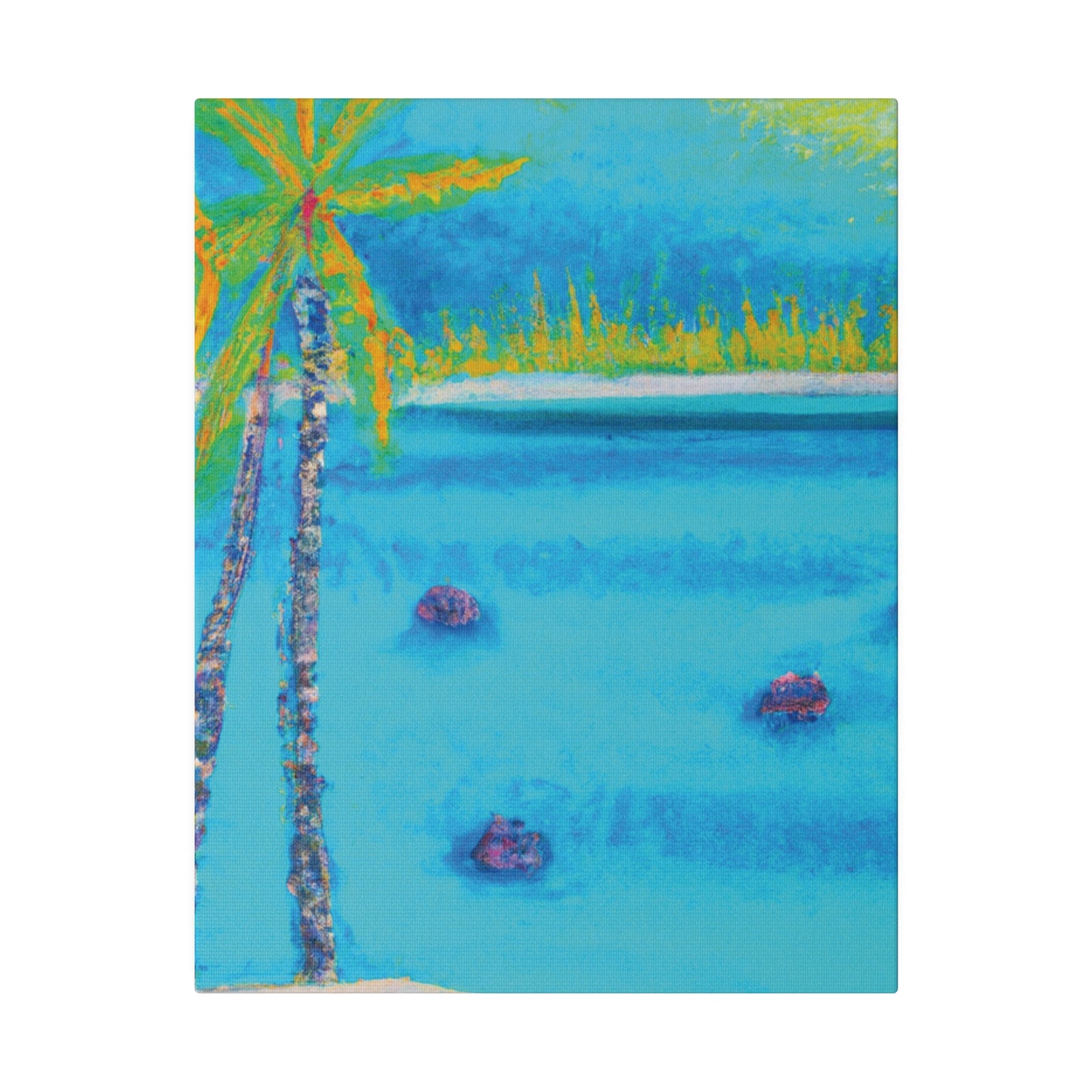 2937T - Bahamas Ocean Painting Print | Bahamas | Ocean | Beach | Poster | Home Decor | Wall Art | Canvas