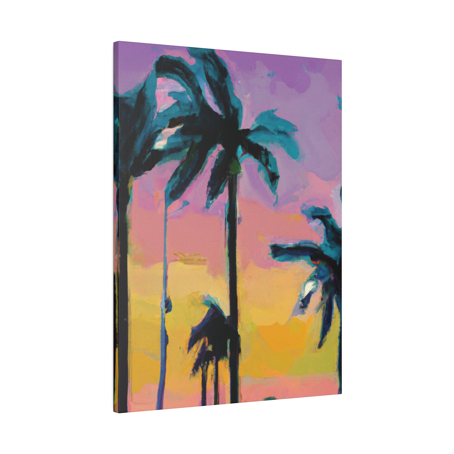 510K - Miami Beach Sunset Painting Print | Miami | Beach | Sunset | Poster | Home Decor | Wall Art | Canvas