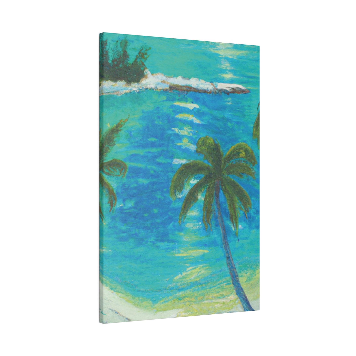 4512F - Bahamas Ocean Painting Print | Bahamas | Ocean | Beach | Poster | Home Decor | Wall Art | Canvas