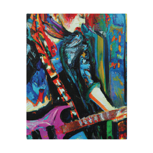 8461D - Rockstar Oil Painting Style Print | Poster | Home Decor | Wall Art | Music Art | Canvas