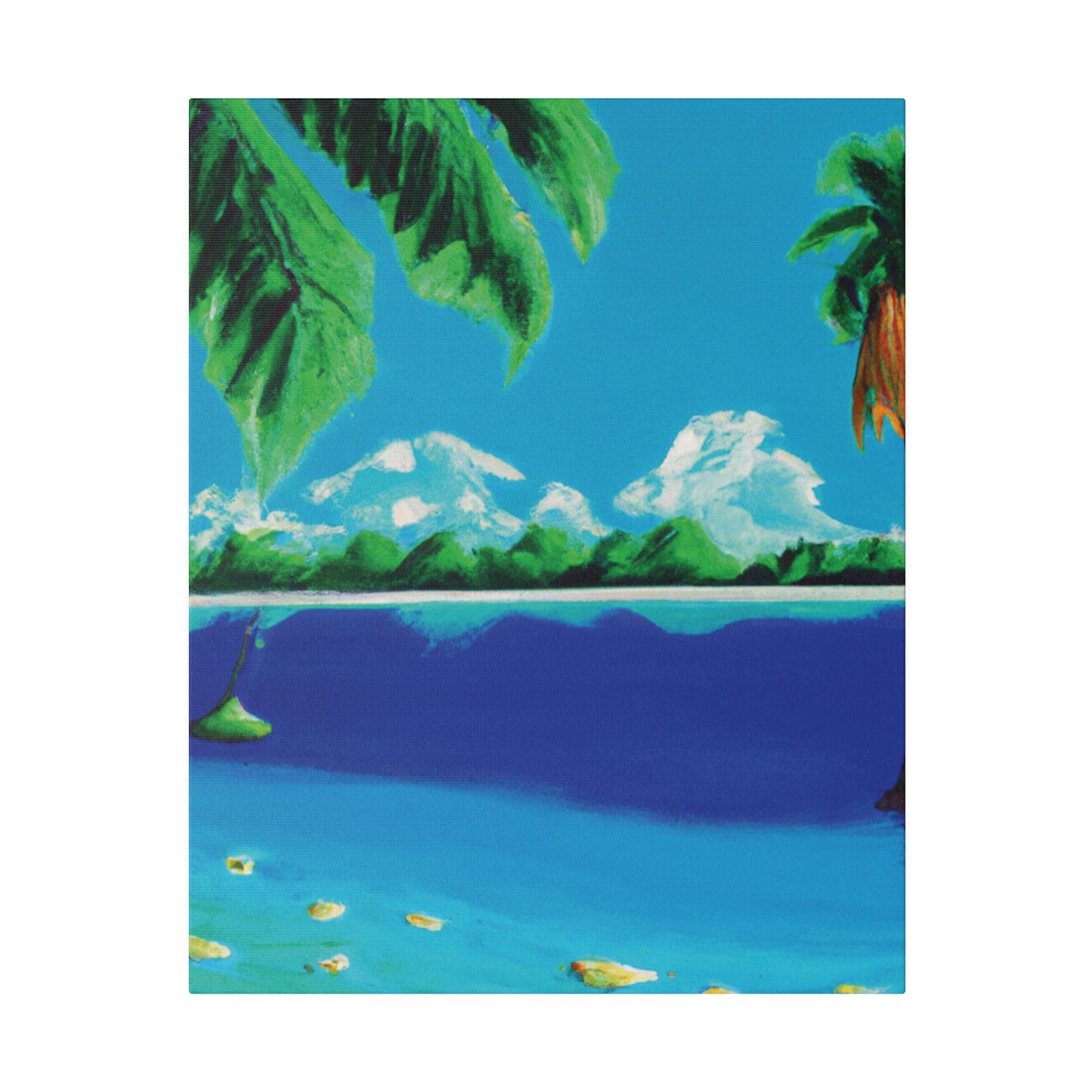 8246P - Bahamas Ocean Painting Print | Bahamas | Ocean | Beach | Poster | Home Decor | Wall Art | Canvas