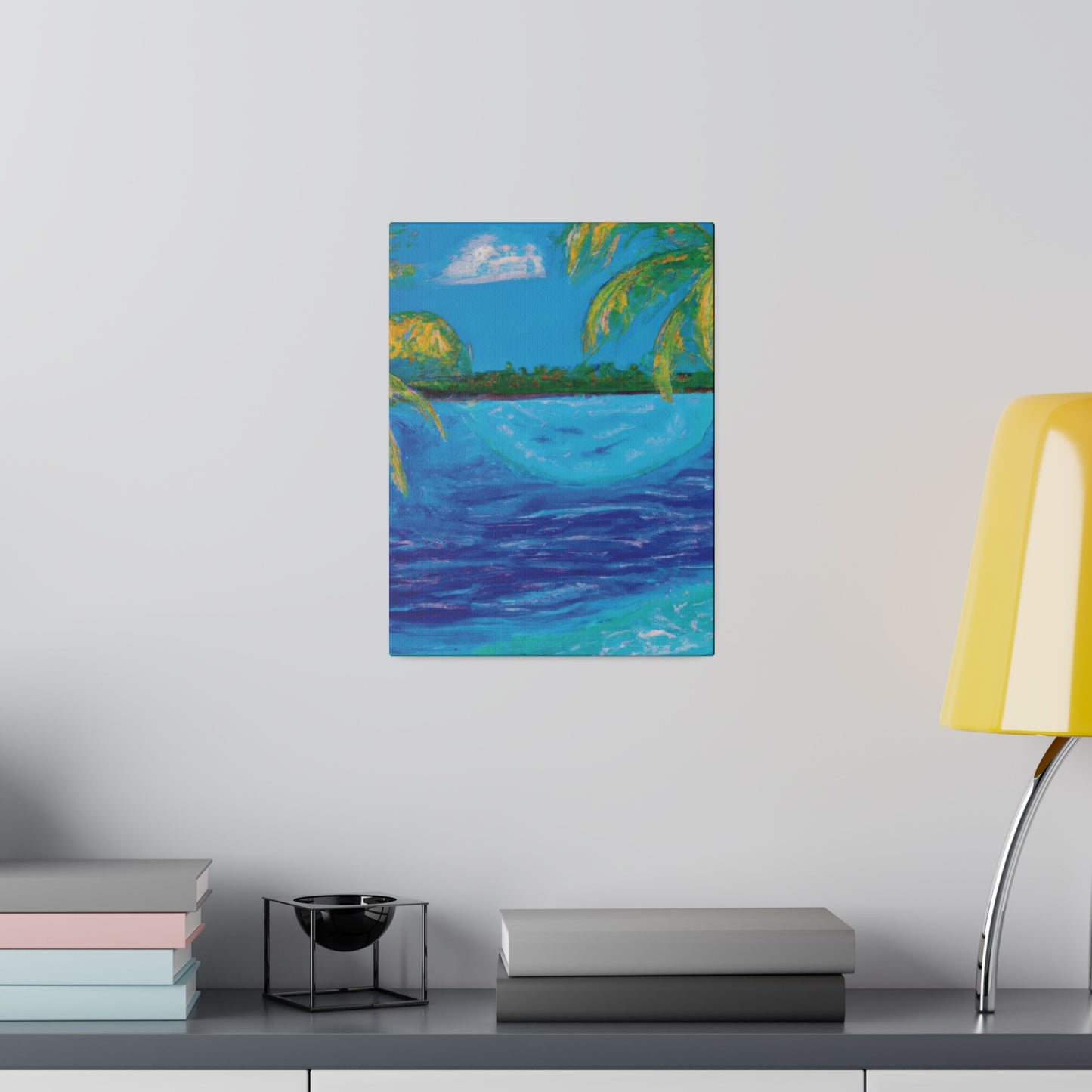 6704T - Bahamas Ocean Painting Print | Bahamas | Ocean | Beach | Poster | Home Decor | Wall Art | Canvas