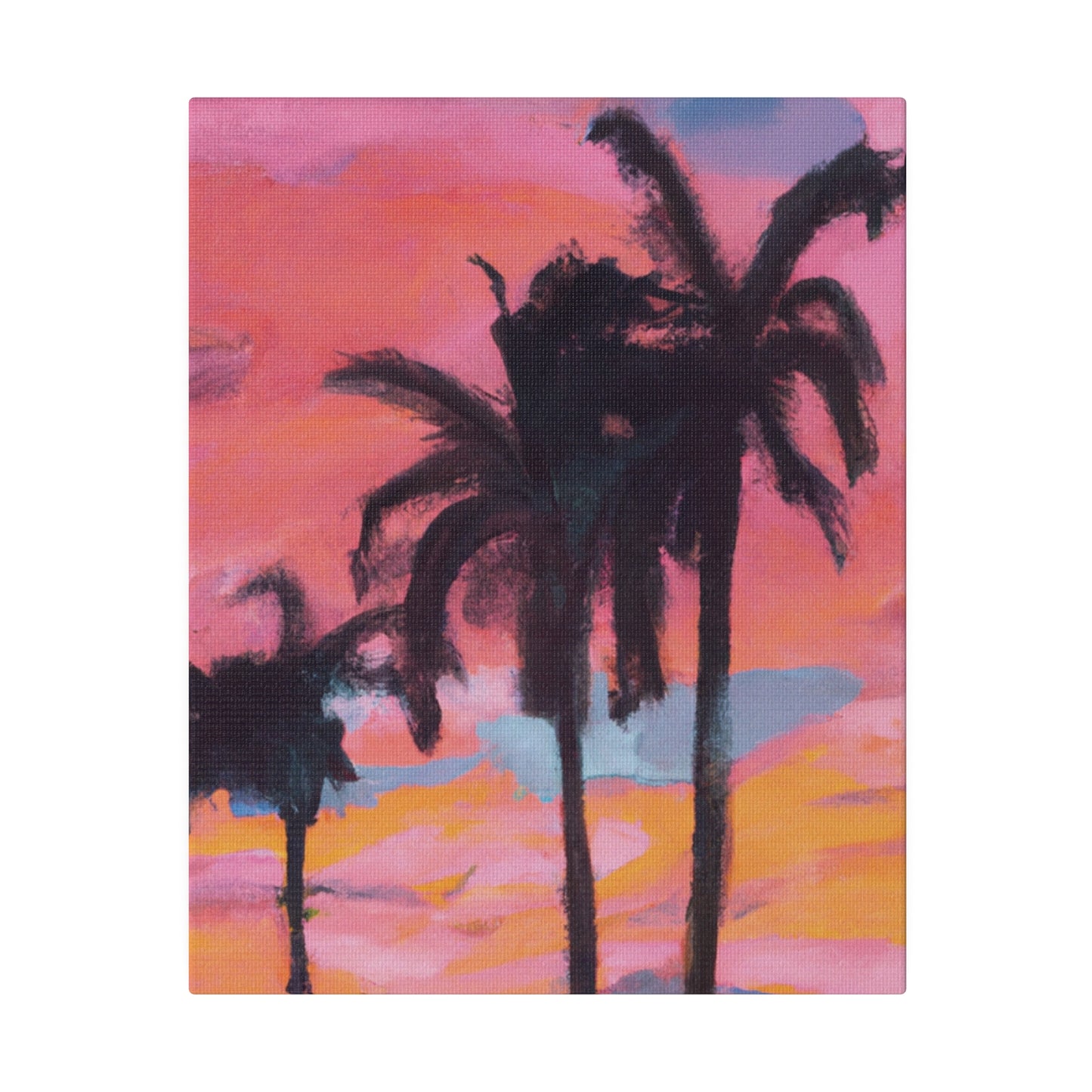 6349G - Miami Beach Sunset Painting Print | Miami | Beach | Sunset | Poster | Home Decor | Wall Art | Canvas