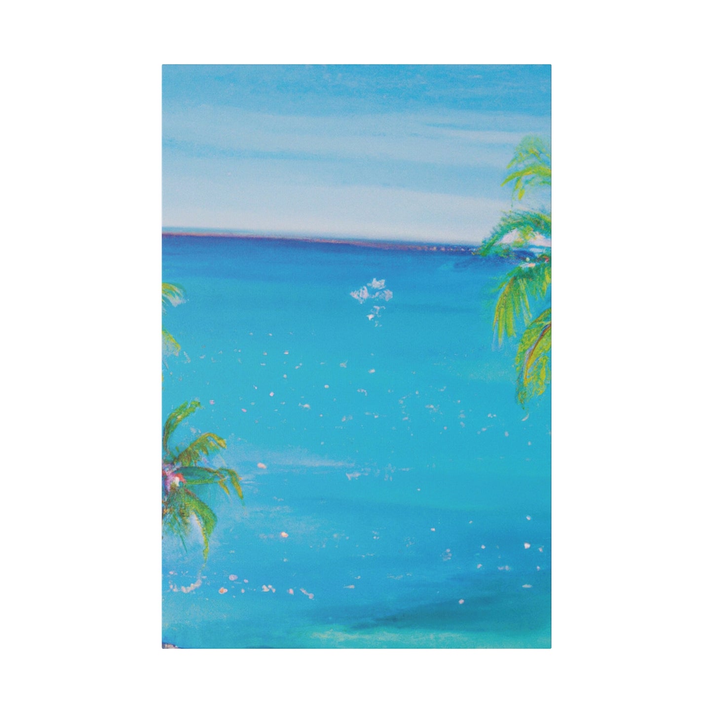5683U - Bahamas Ocean Painting Print | Bahamas | Ocean | Beach | Poster | Home Decor | Wall Art | Canvas