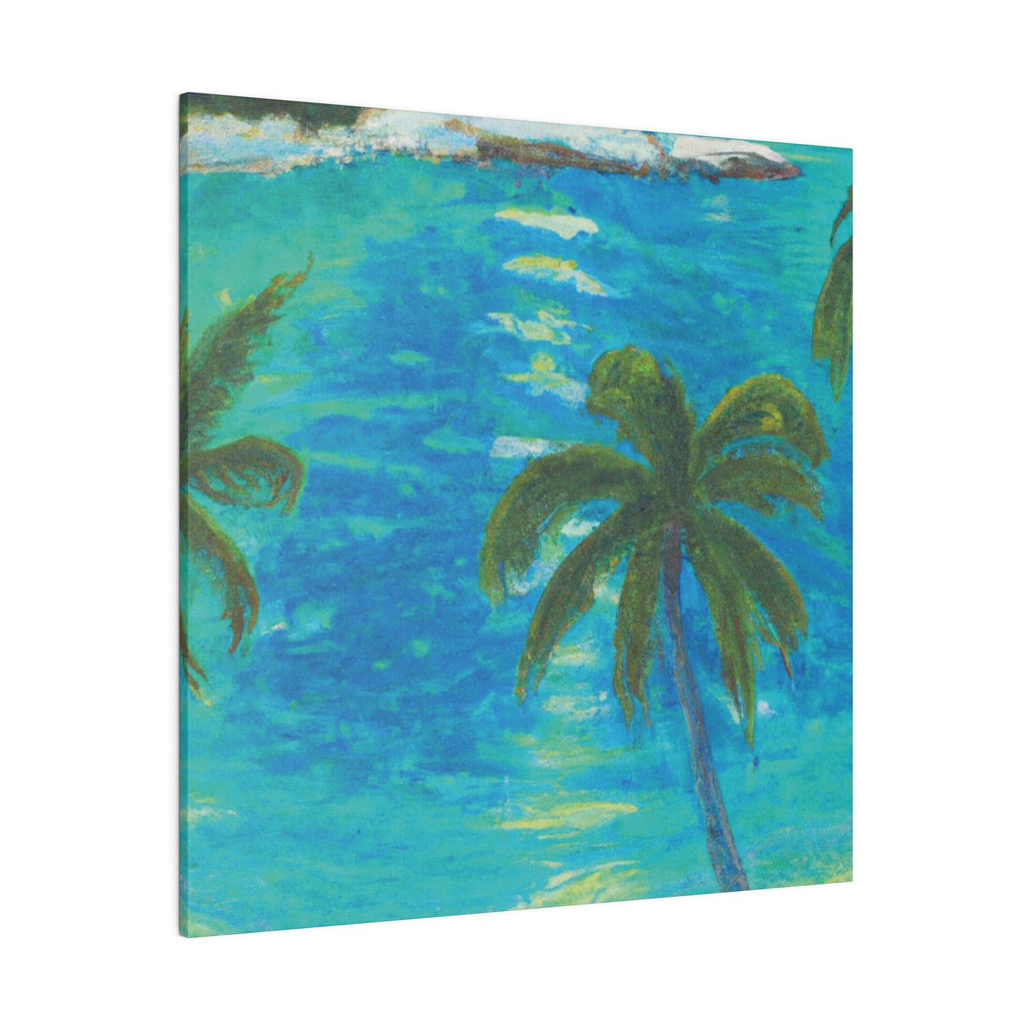 4512F - Bahamas Ocean Painting Print | Bahamas | Ocean | Beach | Poster | Home Decor | Wall Art | Canvas