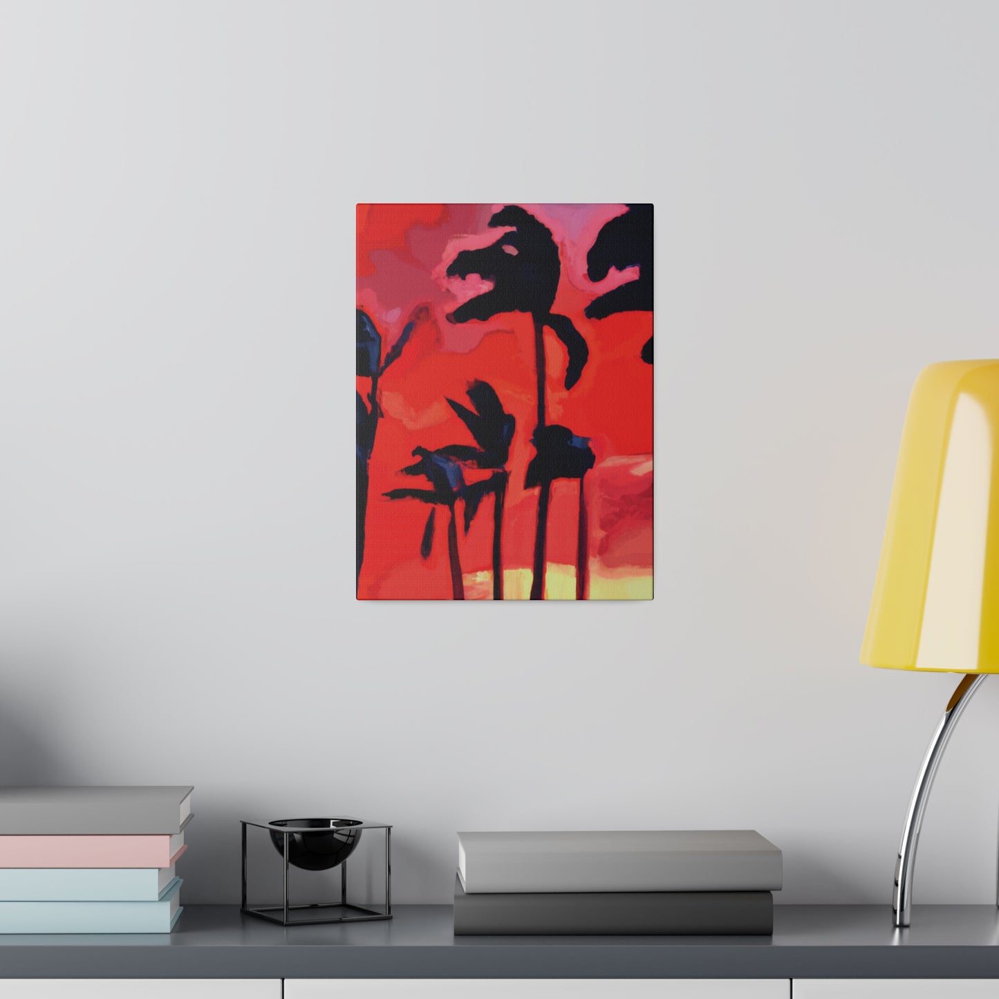 7933T - Miami Beach Sunset Painting Print | Miami | Beach | Sunset | Poster | Home Decor | Wall Art | Canvas