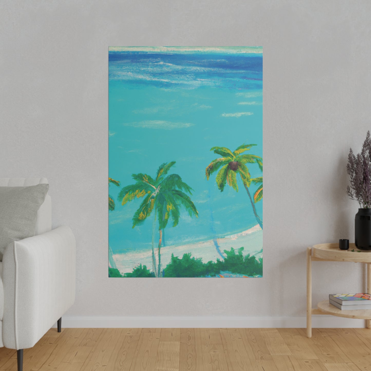 7383L - Bahamas Ocean Painting Print | Bahamas | Ocean | Beach | Poster | Home Decor | Wall Art | Canvas