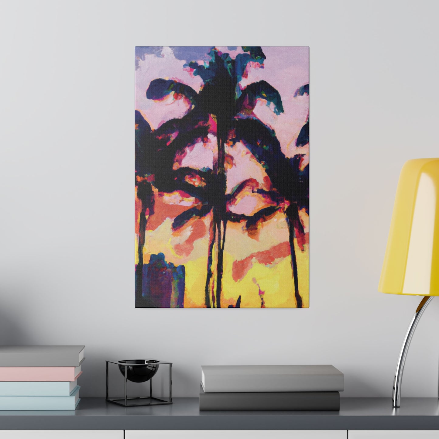 3398S - Miami Beach Sunset Painting Print | Miami | Beach | Sunset | Poster | Home Decor | Wall Art | Canvas