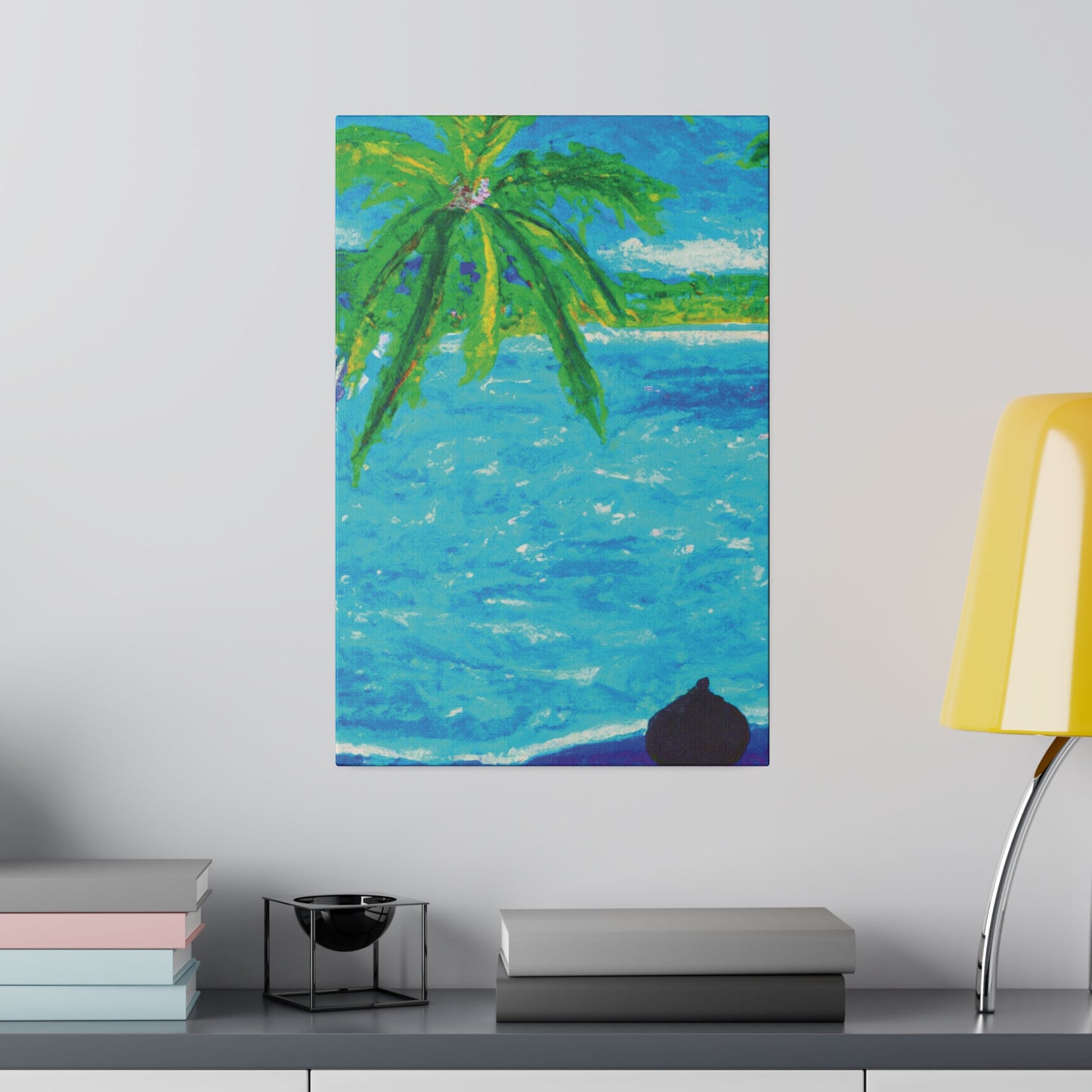 7355H - Bahamas Ocean Painting Print | Bahamas | Ocean | Beach | Poster | Home Decor | Wall Art | Canvas