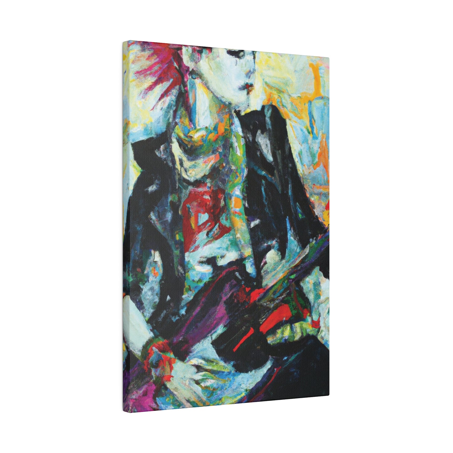 8915H - Rockstar Oil Painting Style Print | Poster | Home Decor | Wall Art | Music Art | Canvas