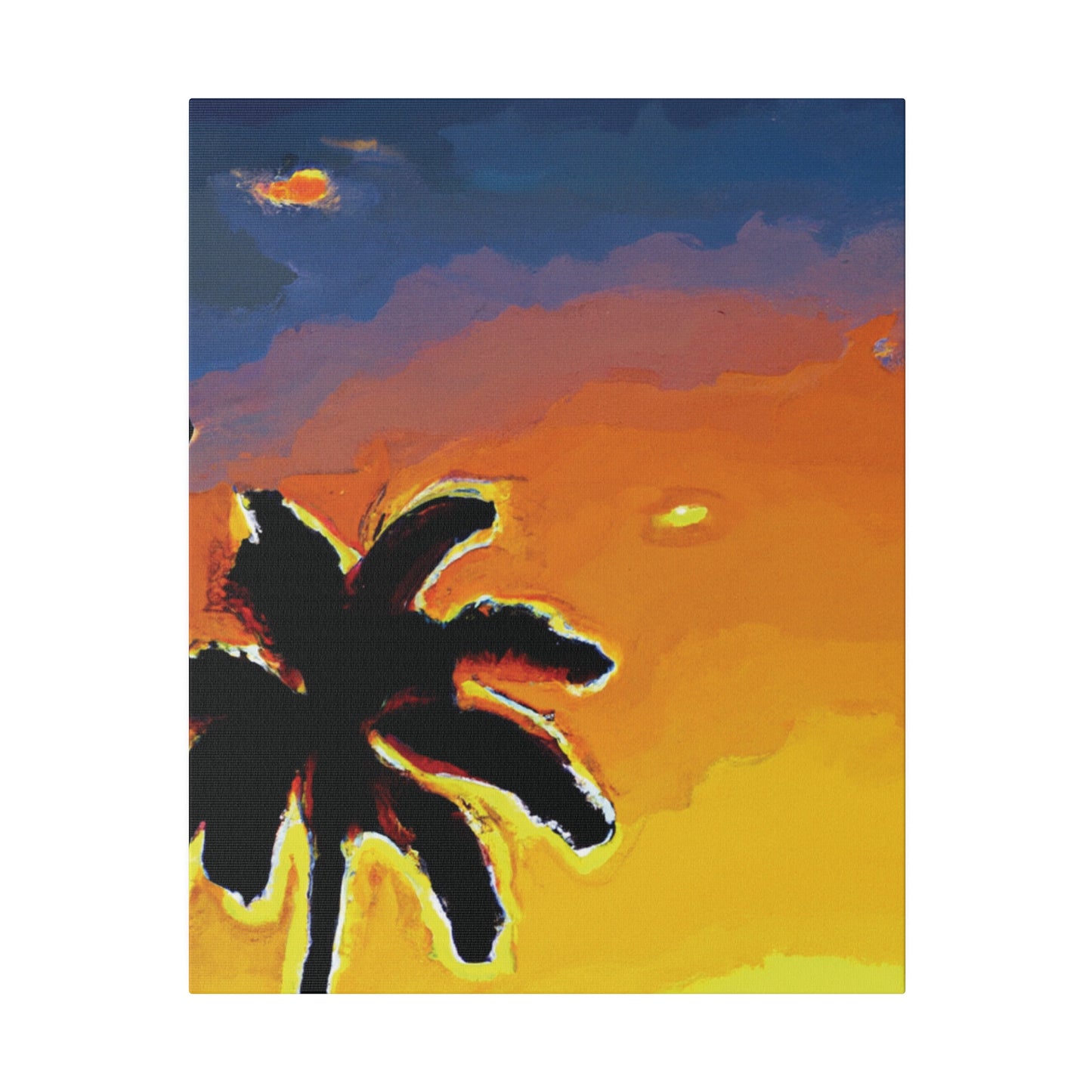8720W - Miami Beach Sunset Painting Print | Miami | Beach | Sunset | Poster | Home Decor | Wall Art | Canvas