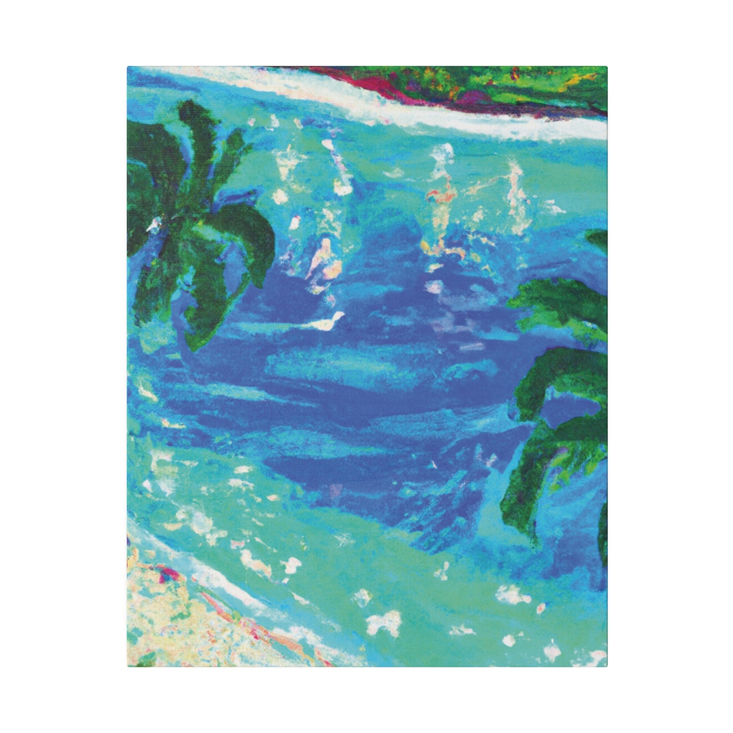 5495D - Bahamas Ocean Painting Print | Bahamas | Ocean | Beach | Poster | Home Decor | Wall Art | Canvas