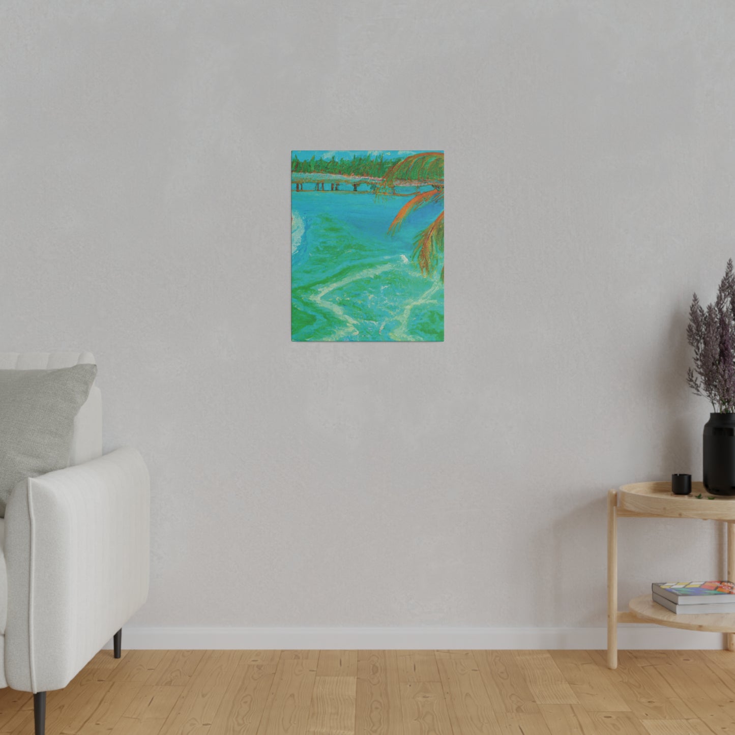 8864B - Bahamas Ocean Painting Print | Bahamas | Ocean | Beach | Poster | Home Decor | Wall Art | Canvas