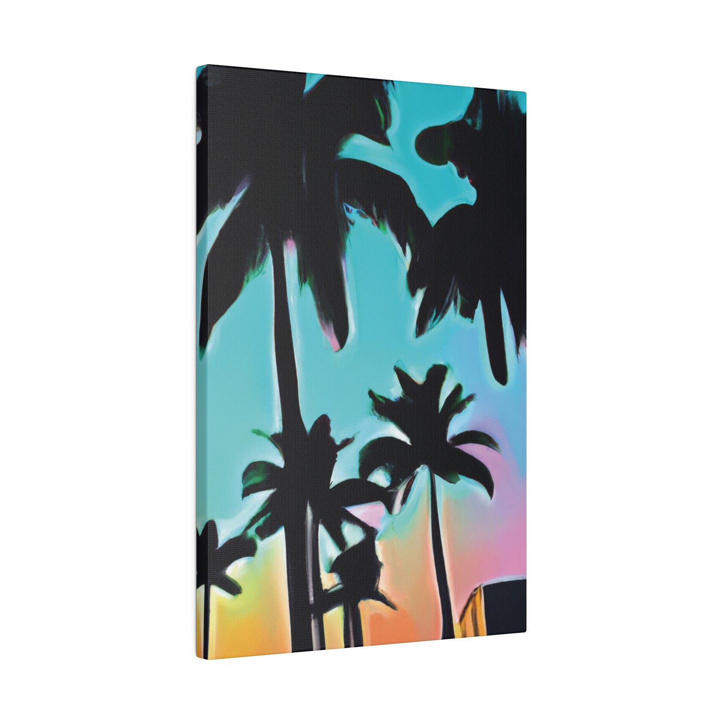 5491X - Miami Beach Sunset Painting Print | Miami | Beach | Sunset | Poster | Home Decor | Wall Art | Canvas