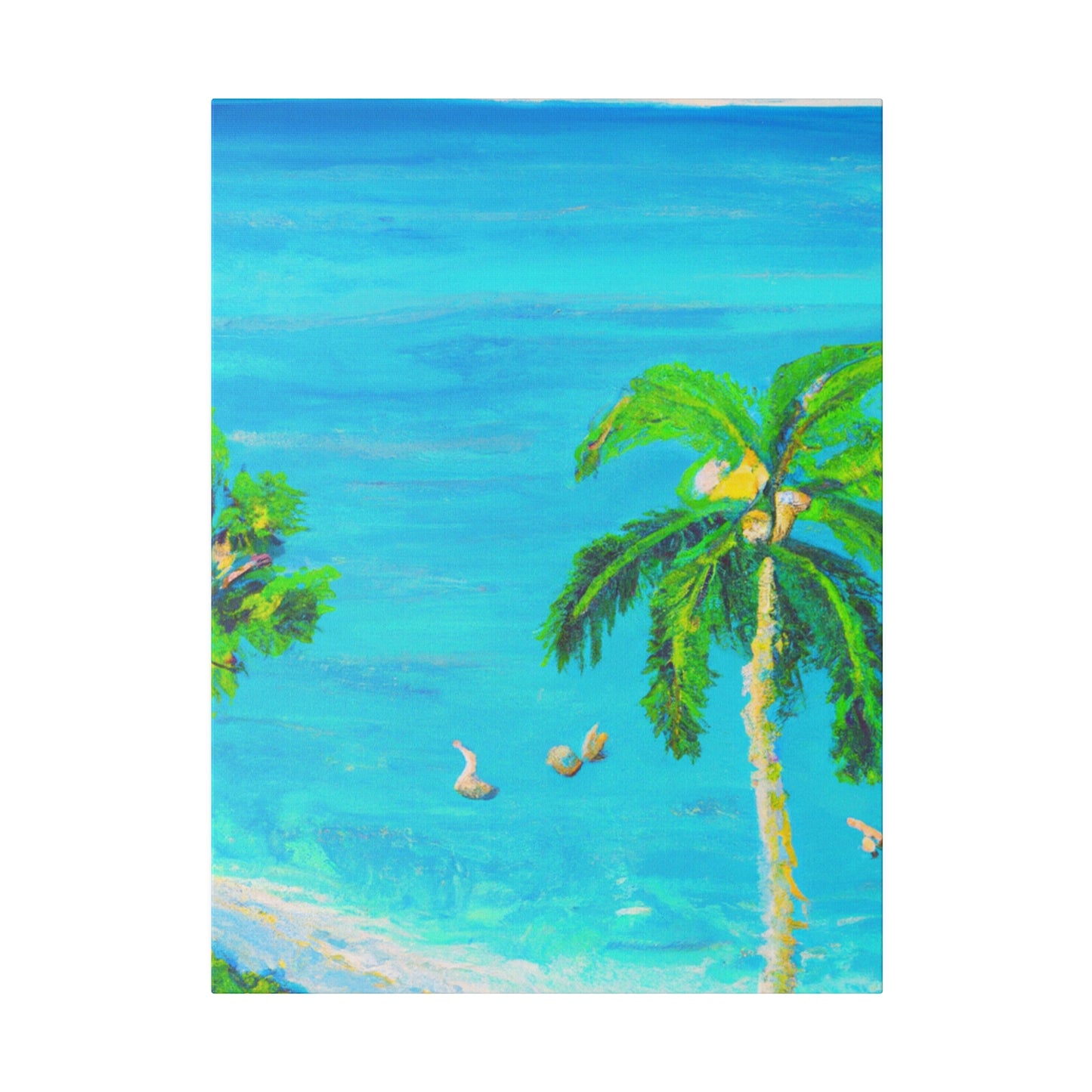 3749J - Bahamas Ocean Painting Print | Bahamas | Ocean | Beach | Poster | Home Decor | Wall Art | Canvas