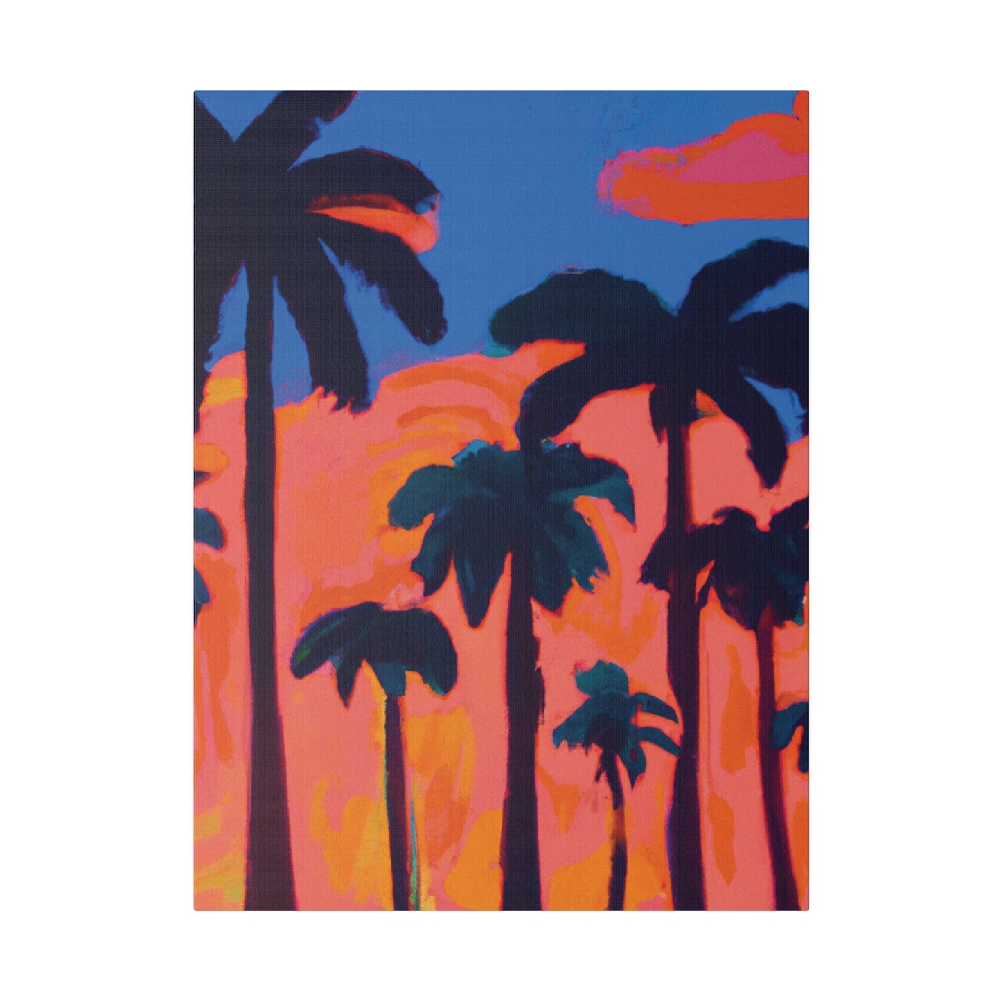 3239C - Miami Beach Sunset Painting Print | Miami | Beach | Sunset | Poster | Home Decor | Wall Art | Canvas