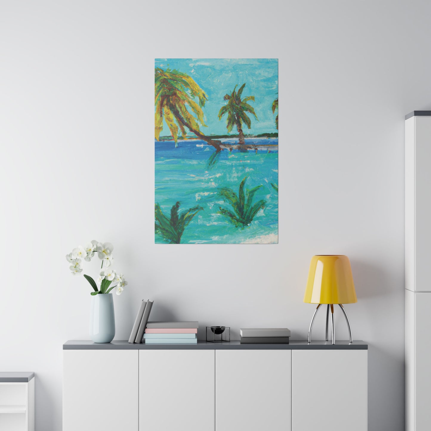 3256T - Bahamas Ocean Painting Print | Bahamas | Ocean | Beach | Poster | Home Decor | Wall Art | Canvas