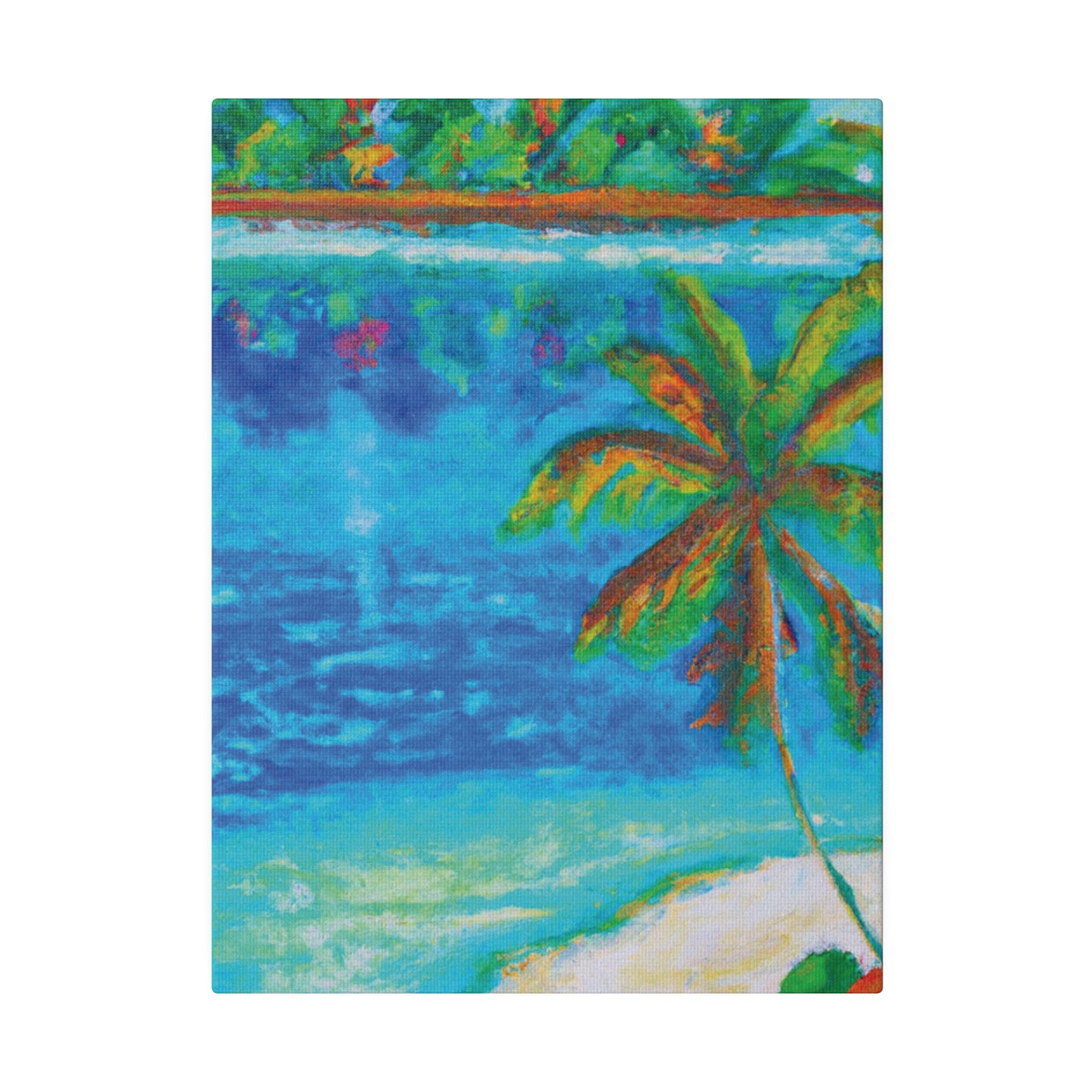 8252T - Bahamas Ocean Painting Print | Bahamas | Ocean | Beach | Poster | Home Decor | Wall Art | Canvas