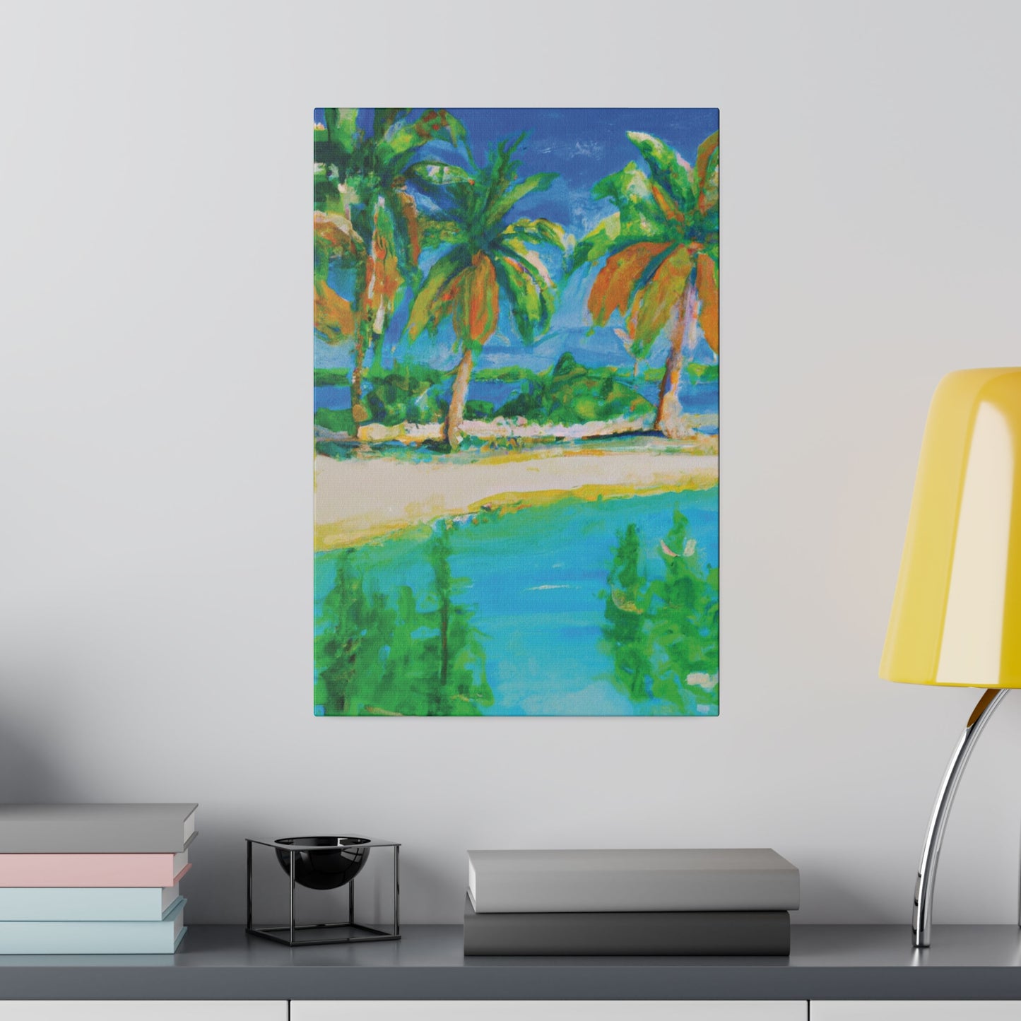 8576A - Bahamas Ocean Painting Print | Bahamas | Ocean | Beach | Poster | Home Decor | Wall Art | Canvas