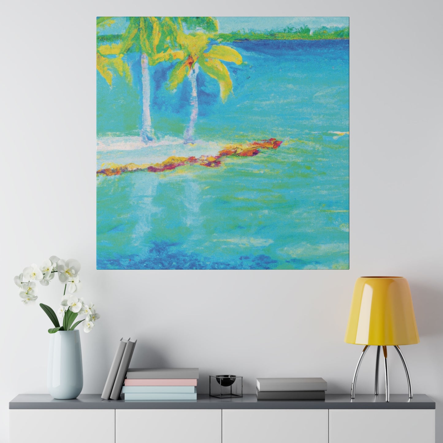 4444R - Bahamas Ocean Painting Print | Bahamas | Ocean | Beach | Poster | Home Decor | Wall Art | Canvas