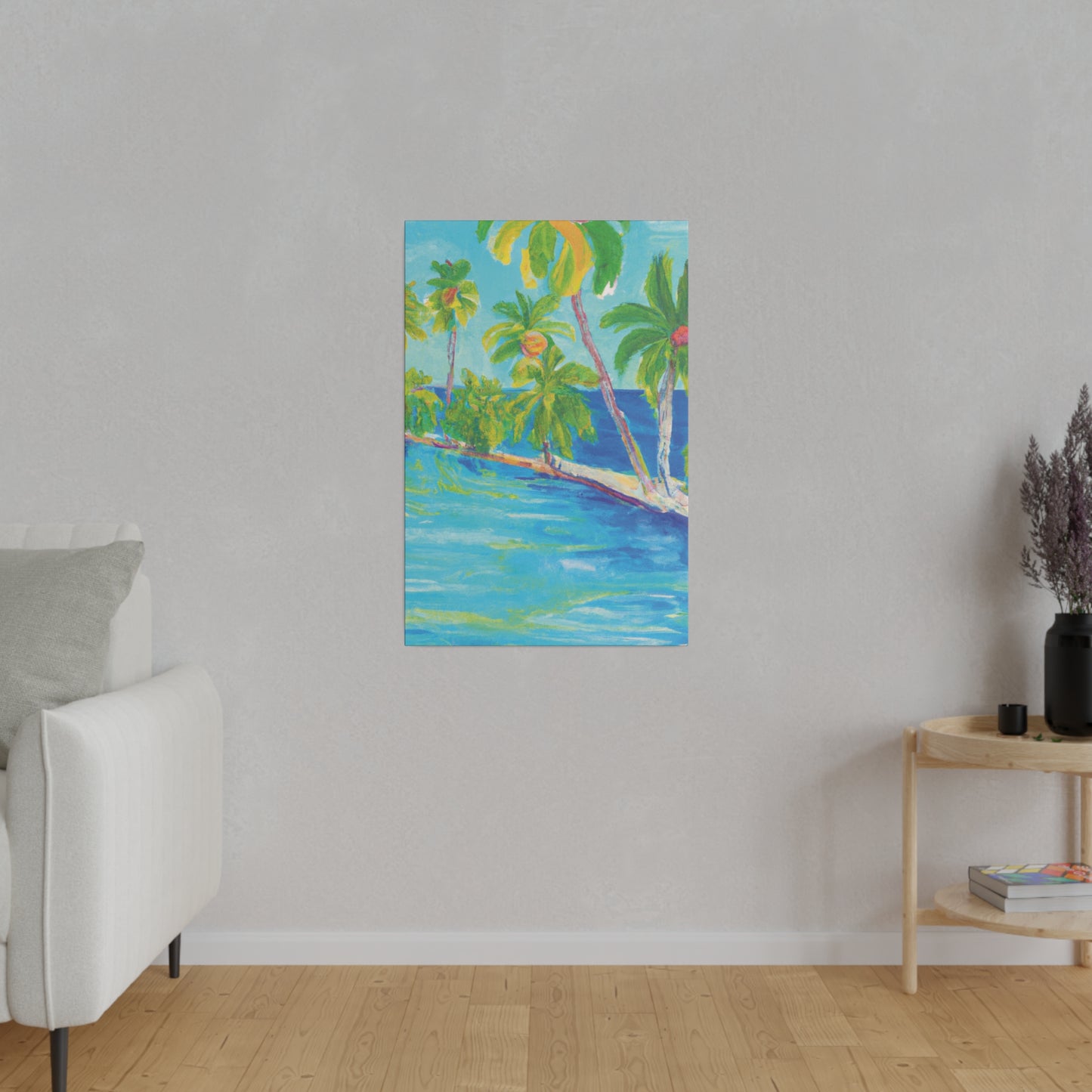 8256Q - Bahamas Ocean Painting Print | Bahamas | Ocean | Beach | Poster | Home Decor | Wall Art | Canvas