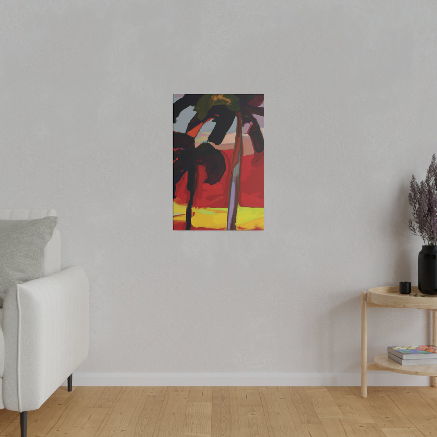 7849V - Miami Beach Sunset Painting Print | Miami | Beach | Sunset | Poster | Home Decor | Wall Art | Canvas