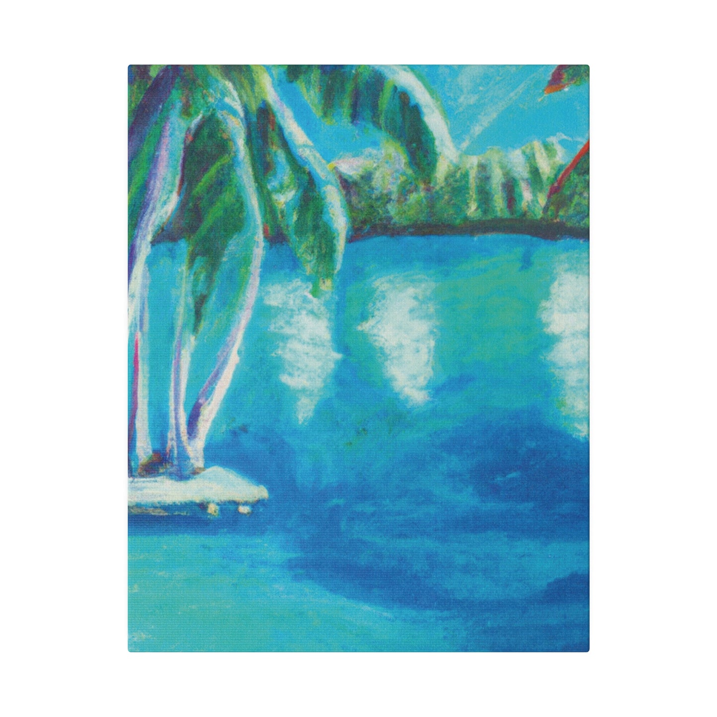3187V - Bahamas Ocean Painting Print | Bahamas | Ocean | Beach | Poster | Home Decor | Wall Art | Canvas