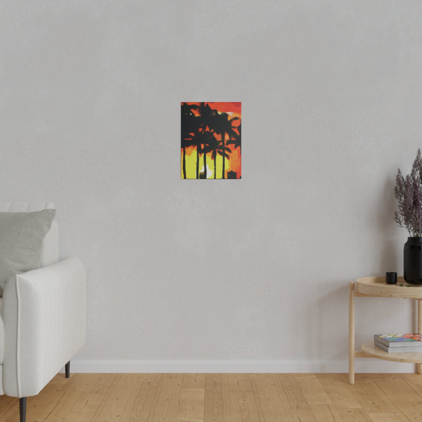 8291L - Miami Beach Sunset Painting Print | Miami | Beach | Sunset | Poster | Home Decor | Wall Art | Canvas