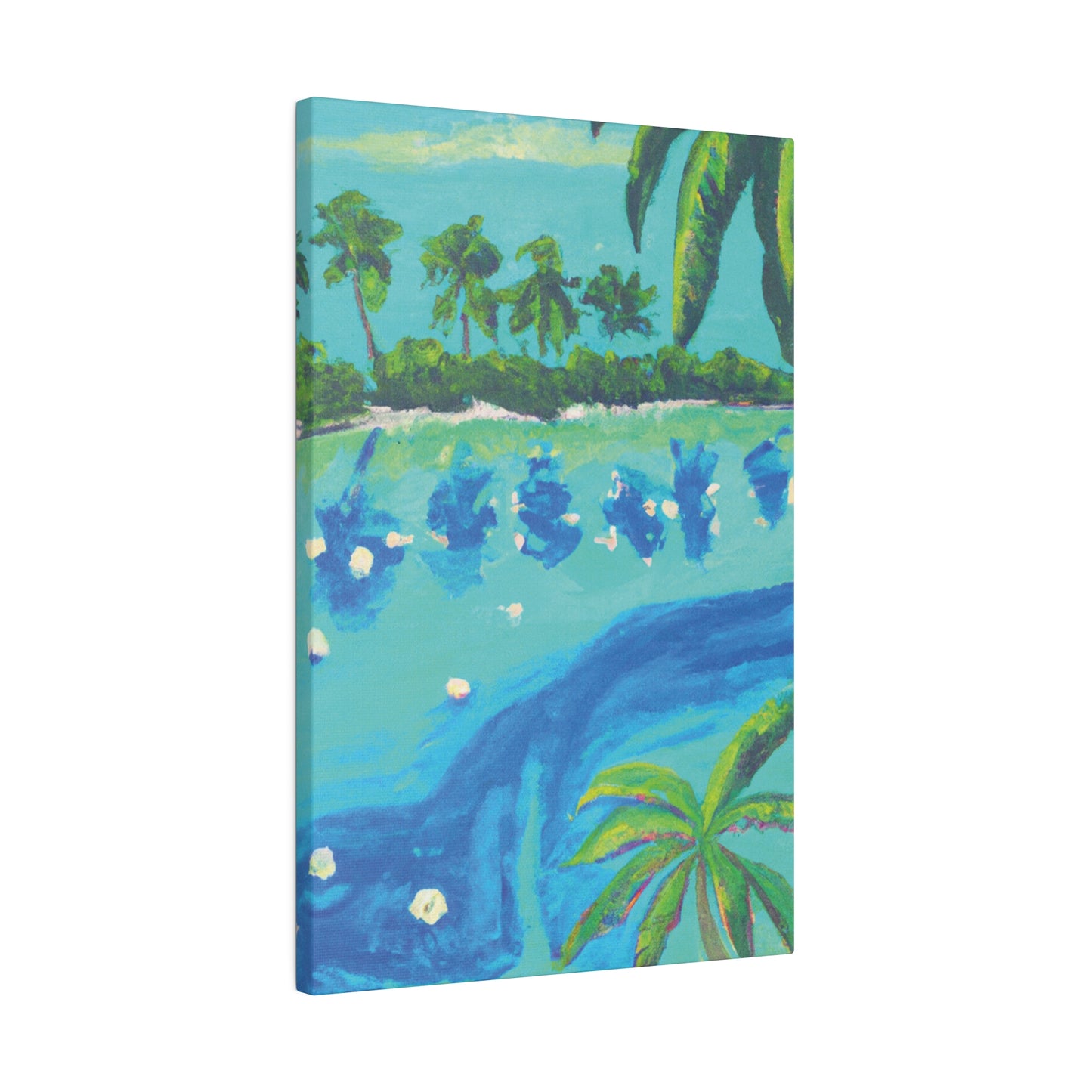 7772T - Bahamas Ocean Painting Print | Bahamas | Ocean | Beach | Poster | Home Decor | Wall Art | Canvas