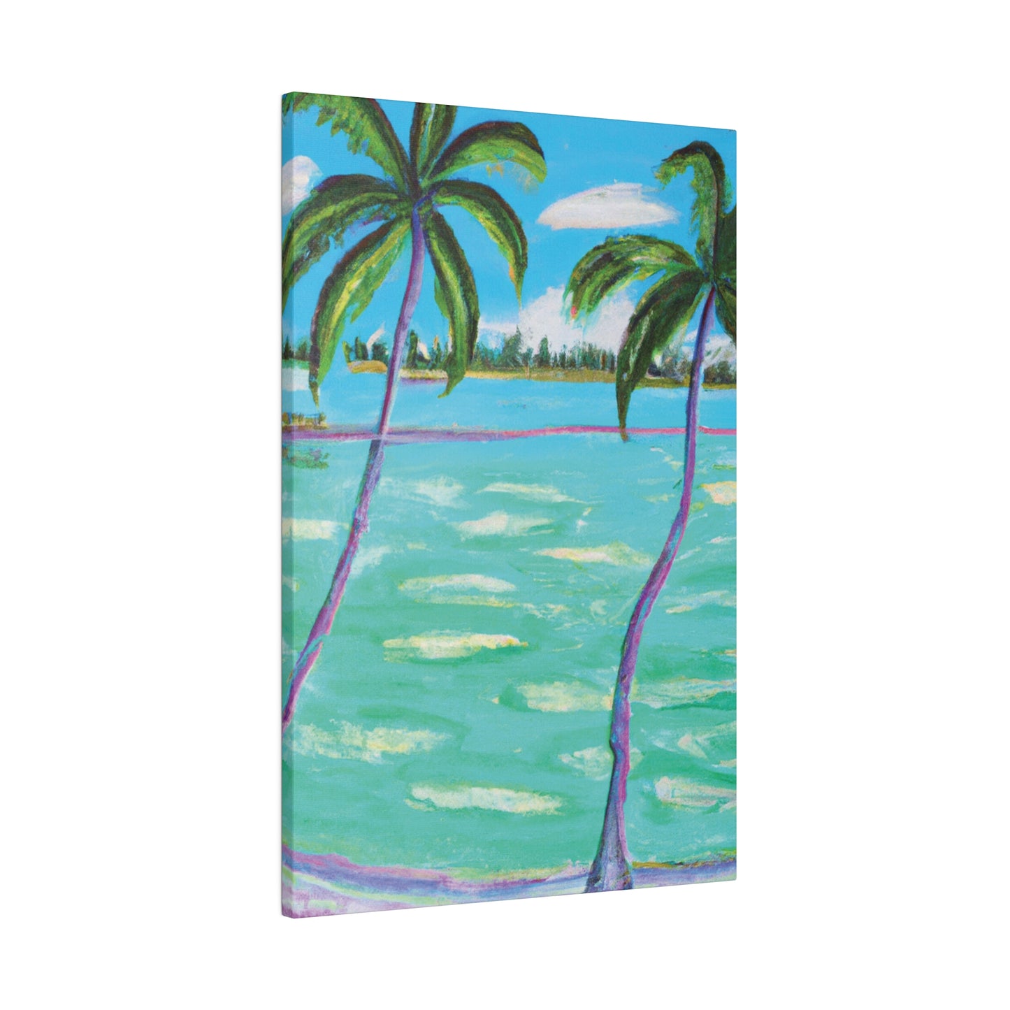 4451X - Bahamas Ocean Painting Print | Bahamas | Ocean | Beach | Poster | Home Decor | Wall Art | Canvas