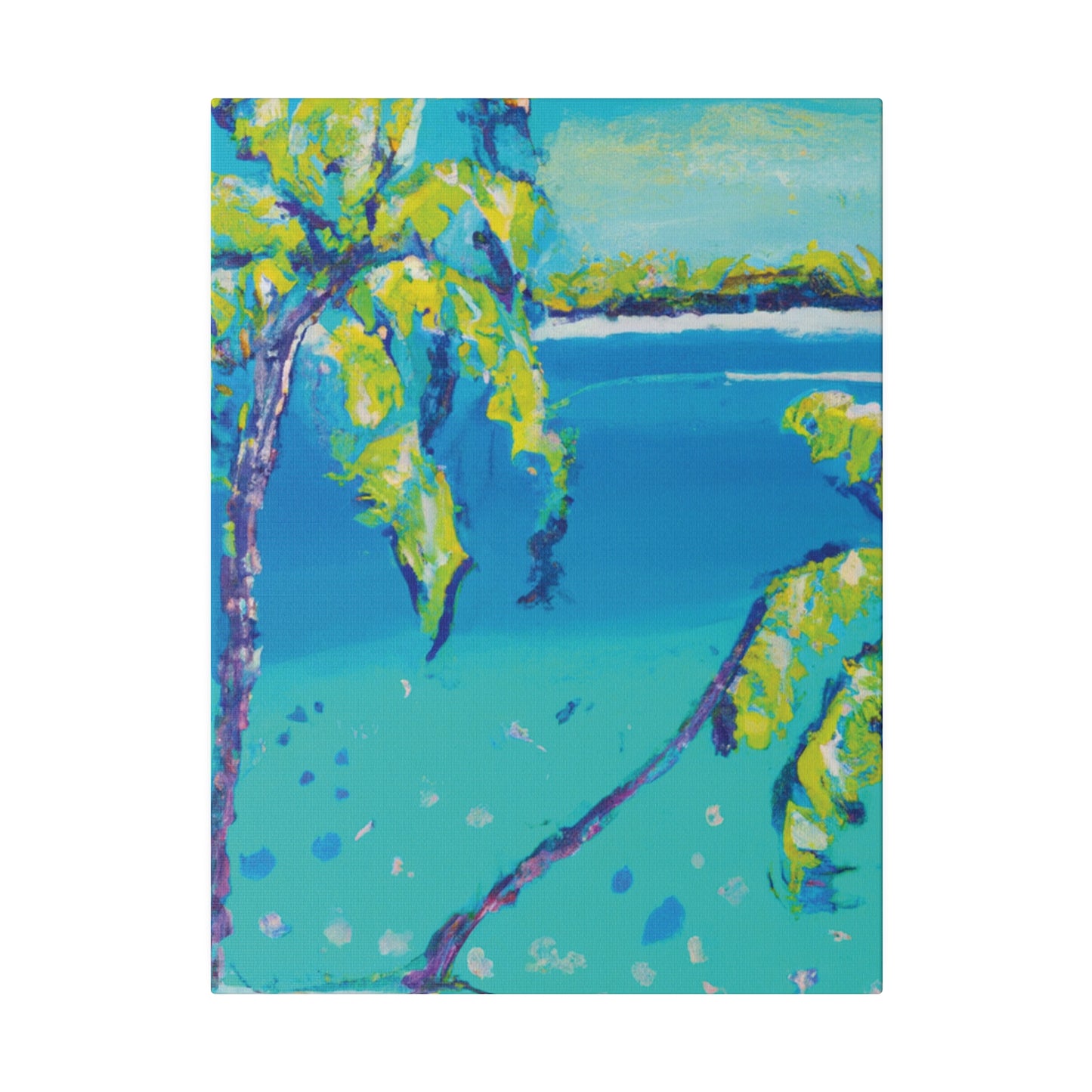 4893N - Bahamas Ocean Painting Print | Bahamas | Ocean | Beach | Poster | Home Decor | Wall Art | Canvas