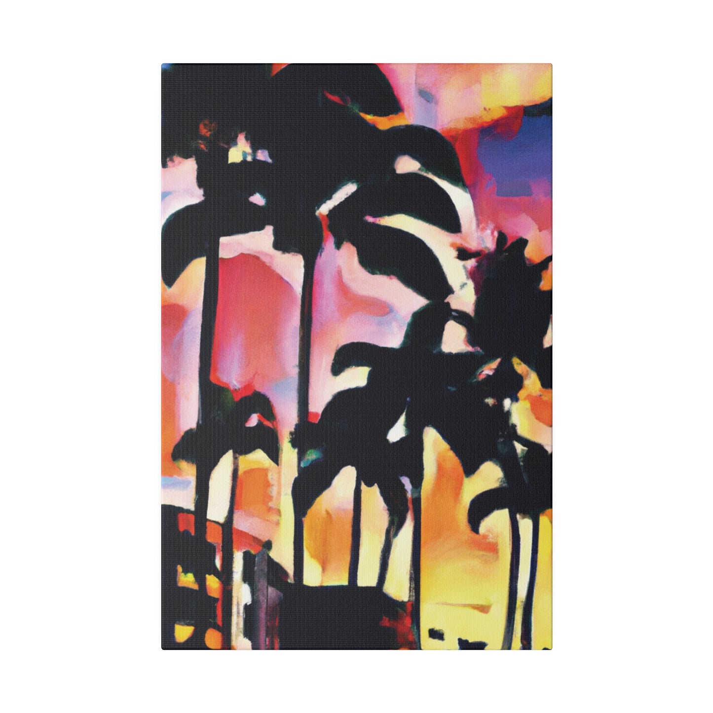 4986G - Miami Beach Sunset Painting Print | Miami | Beach | Sunset | Poster | Home Decor | Wall Art | Canvas