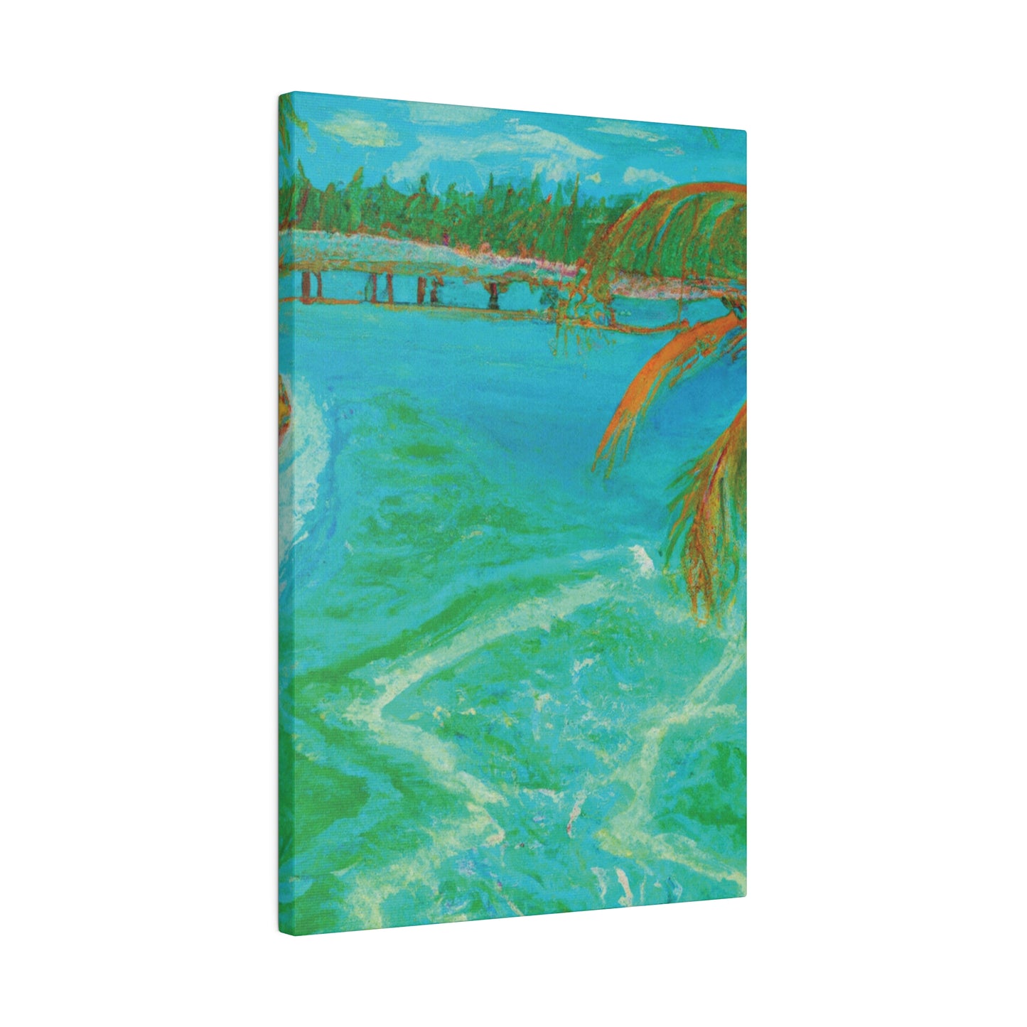 8864B - Bahamas Ocean Painting Print | Bahamas | Ocean | Beach | Poster | Home Decor | Wall Art | Canvas