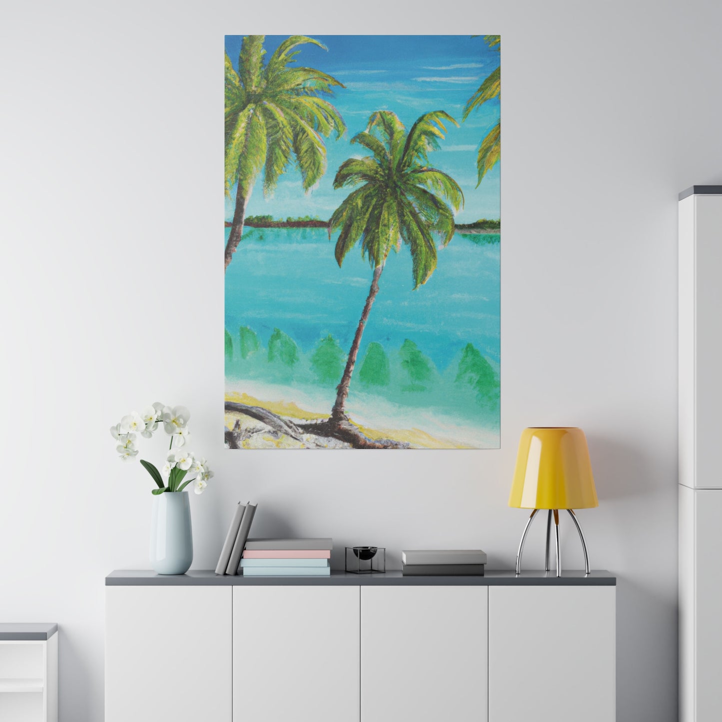 6598N - Bahamas Ocean Painting Print | Bahamas | Ocean | Beach | Poster | Home Decor | Wall Art | Canvas