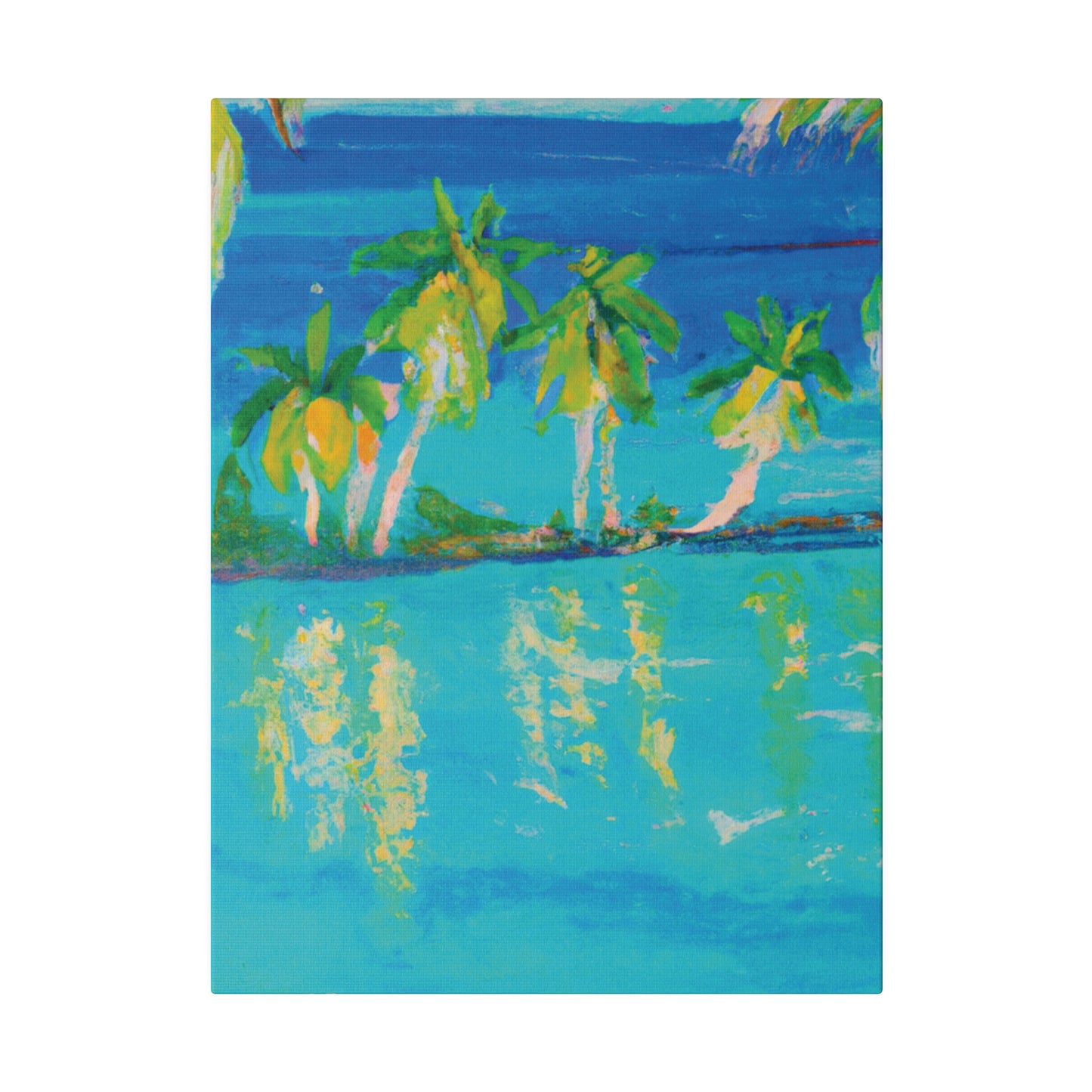 8637V - Bahamas Ocean Painting Print | Bahamas | Ocean | Beach | Poster | Home Decor | Wall Art | Canvas