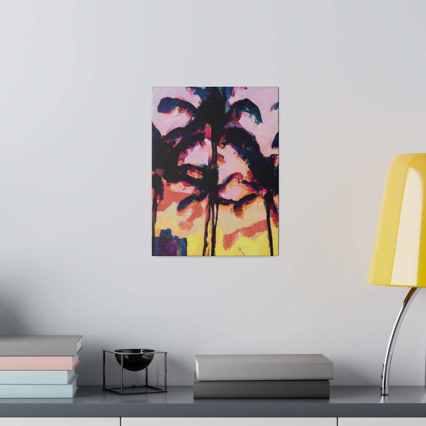 3398S - Miami Beach Sunset Painting Print | Miami | Beach | Sunset | Poster | Home Decor | Wall Art | Canvas