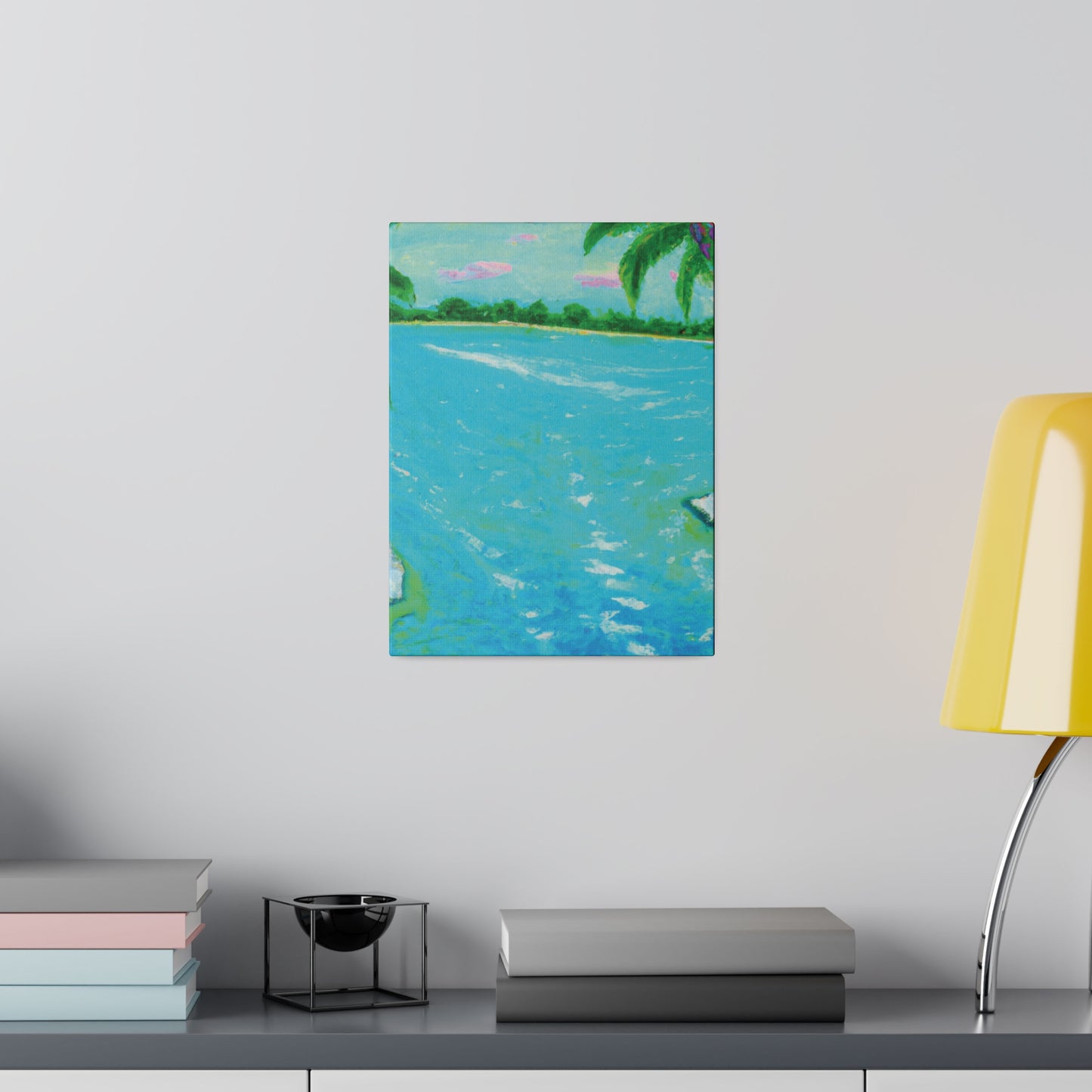 6527F - Bahamas Ocean Painting Print | Bahamas | Ocean | Beach | Poster | Home Decor | Wall Art | Canvas