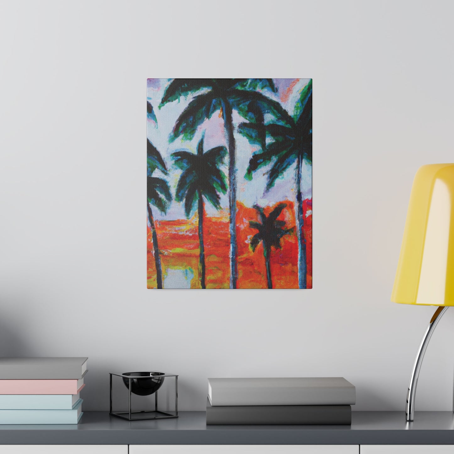 5398G - Miami Beach Sunset Painting Print | Miami | Beach | Sunset | Poster | Home Decor | Wall Art | Canvas