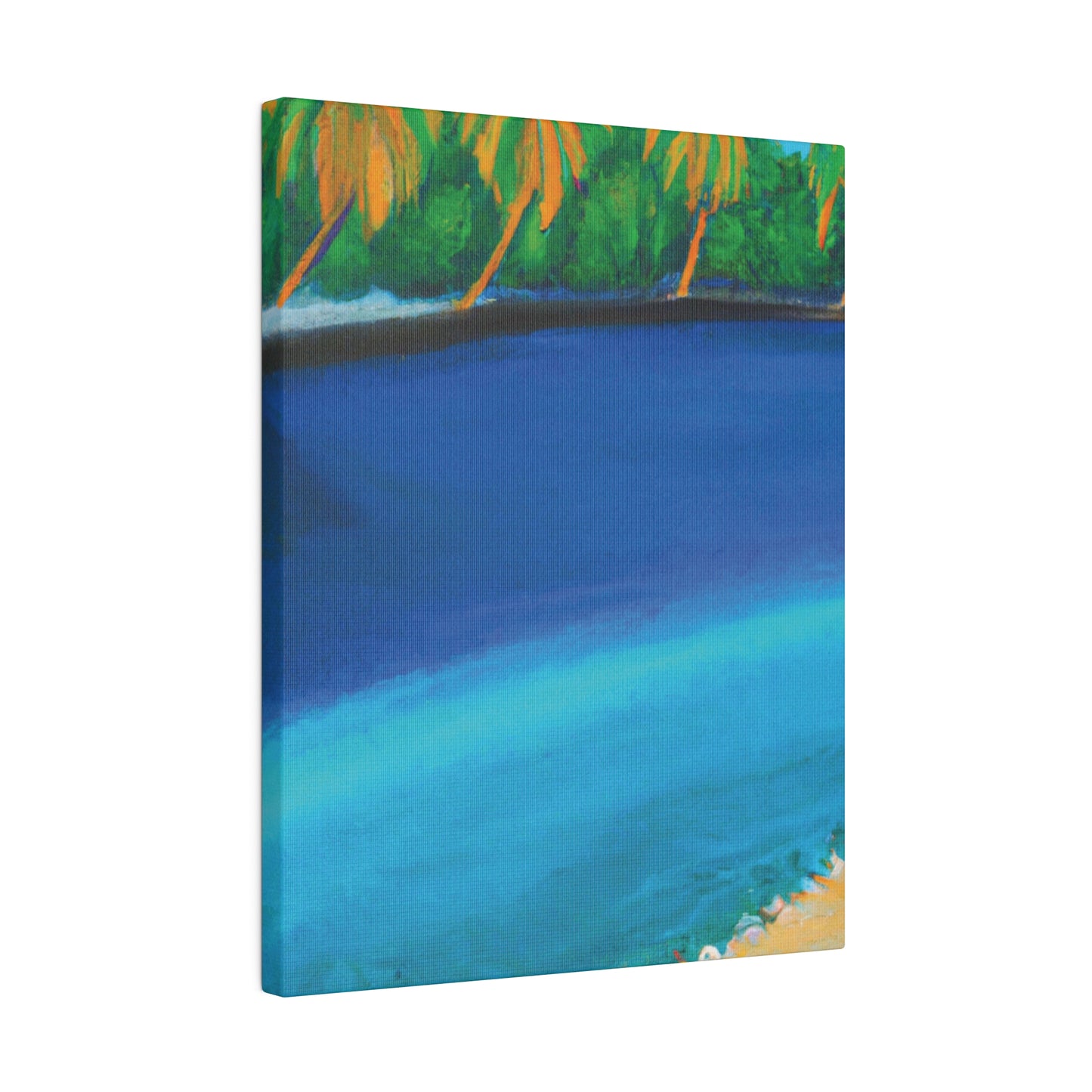 4195T - Bahamas Ocean Painting Print | Bahamas | Ocean | Beach | Poster | Home Decor | Wall Art | Canvas