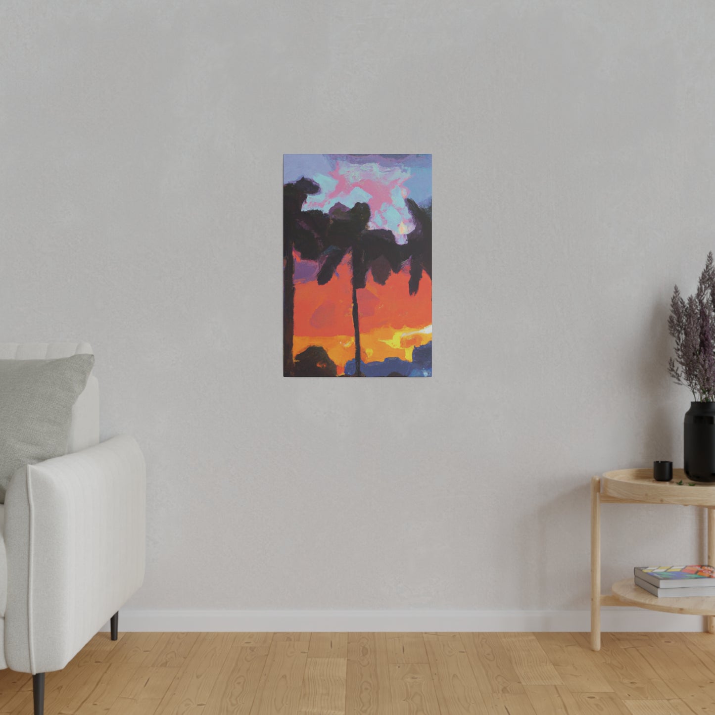 9276D - Miami Beach Sunset Painting Print | Miami | Beach | Sunset | Poster | Home Decor | Wall Art | Canvas