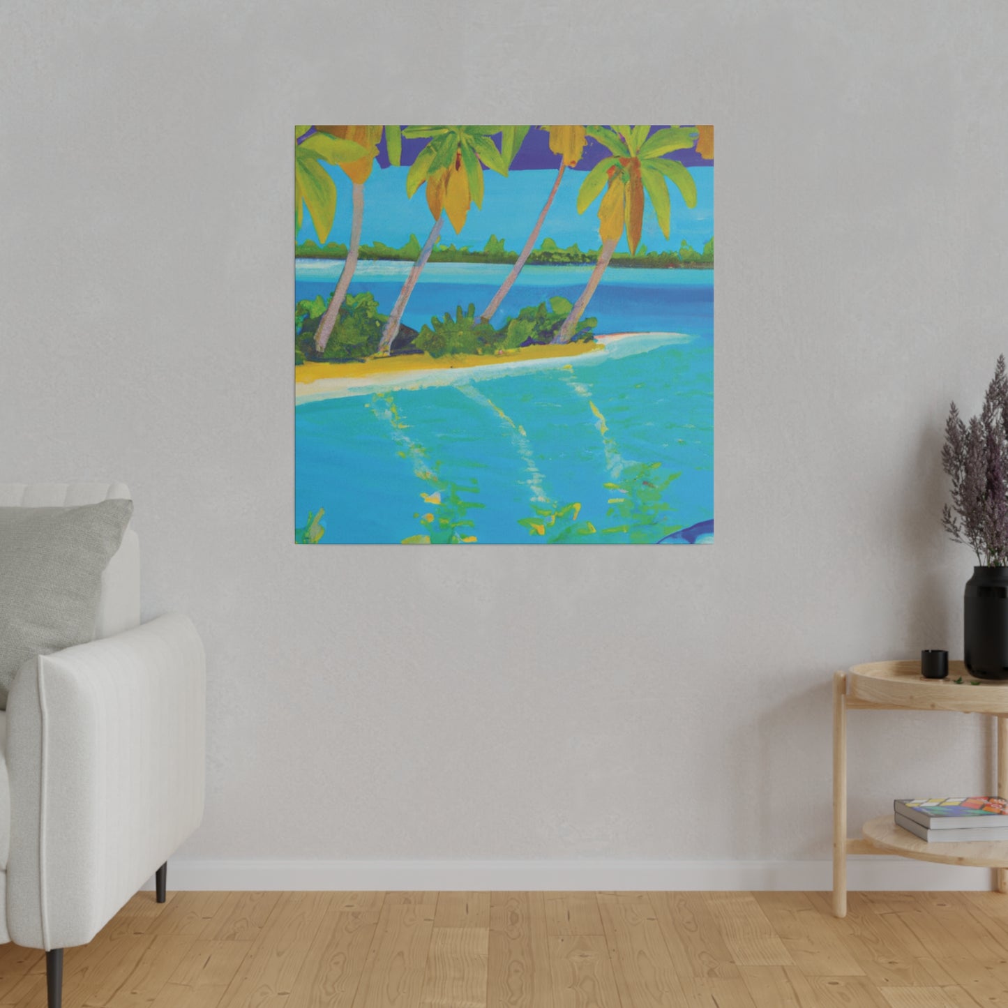 8347B - Bahamas Ocean Painting Print | Bahamas | Ocean | Beach | Poster | Home Decor | Wall Art | Canvas