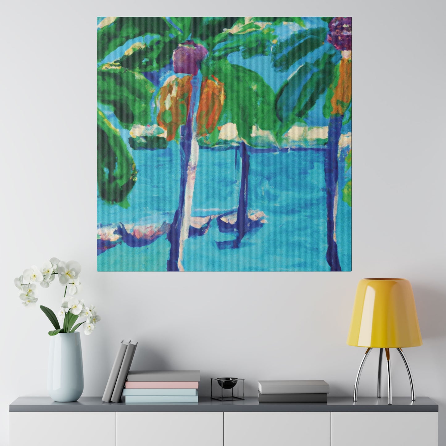 2944U - Bahamas Ocean Painting Print | Bahamas | Ocean | Beach | Poster | Home Decor | Wall Art | Canvas