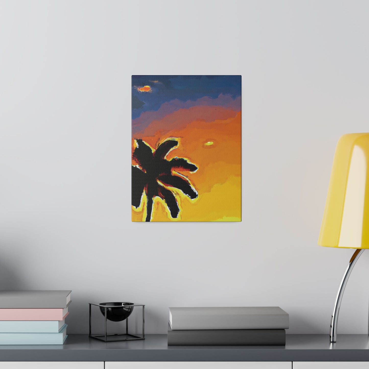 8720W - Miami Beach Sunset Painting Print | Miami | Beach | Sunset | Poster | Home Decor | Wall Art | Canvas