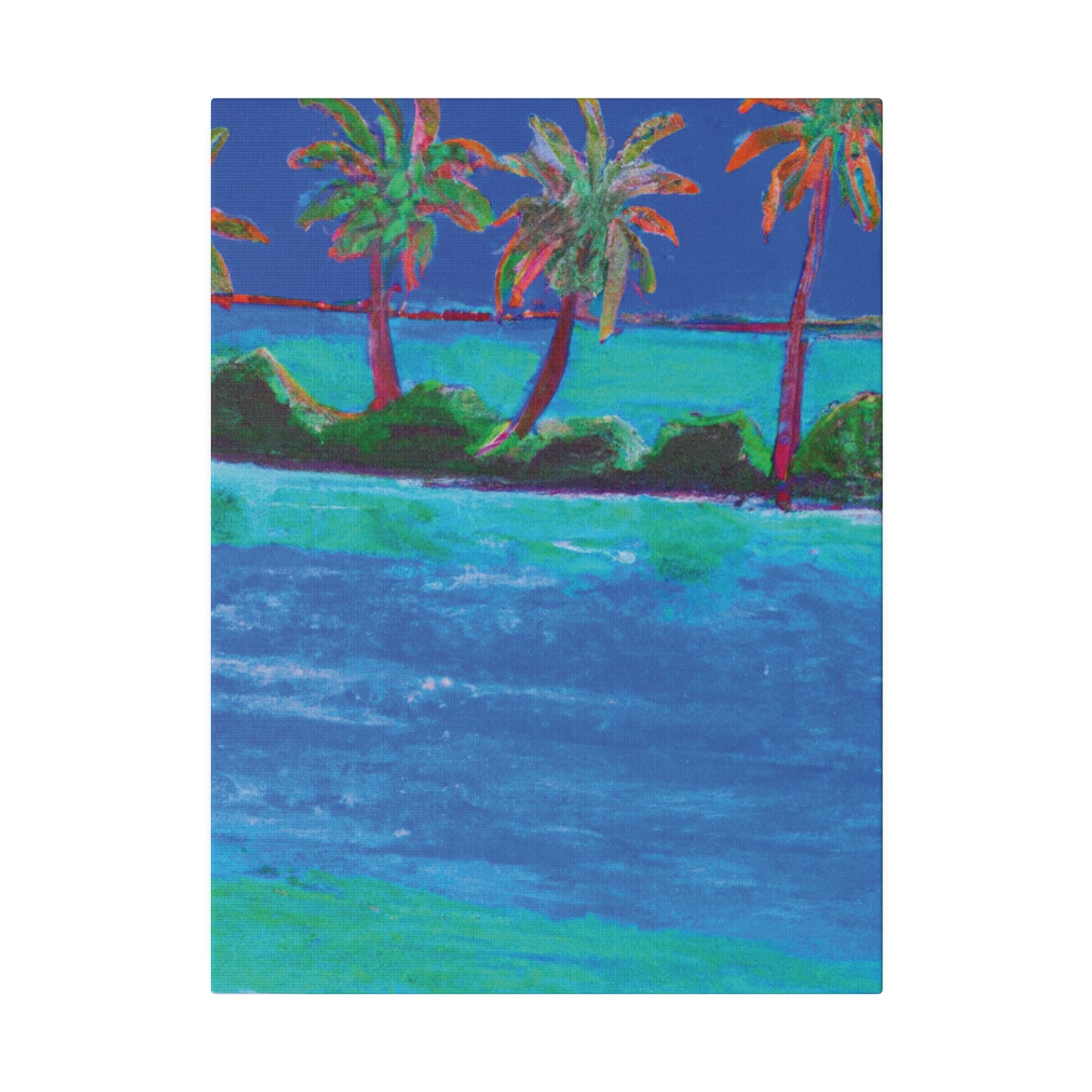 7454G - Bahamas Ocean Painting Print | Bahamas | Ocean | Beach | Poster | Home Decor | Wall Art | Canvas